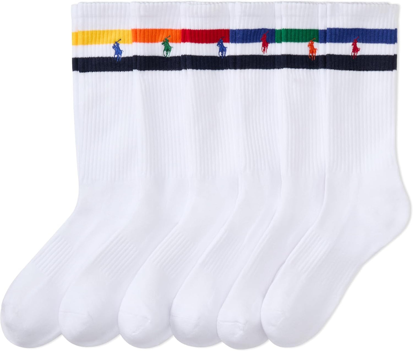 Polo Ralph Lauren Men's Performance Crew Socks 6 Pack Review