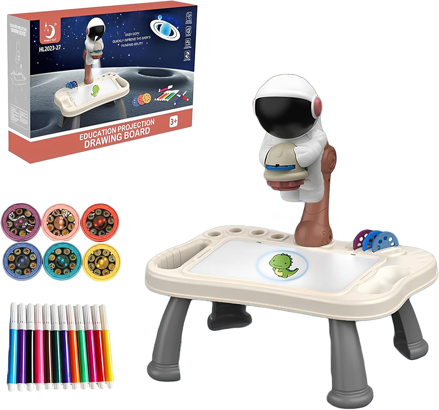 Astronaut Projector Drawing Board - Creative Learning Fun!