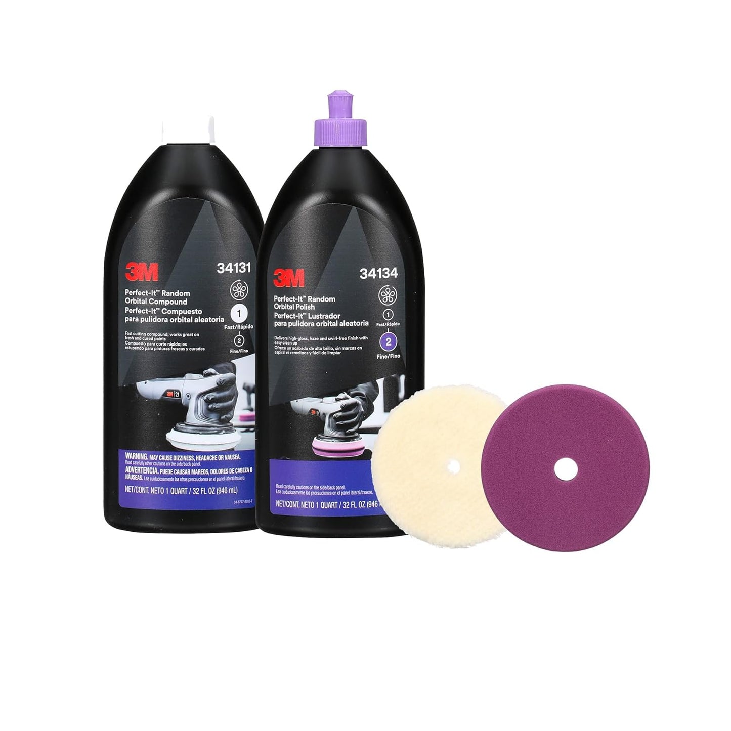3M Perfect-It Random Orbital Replenishment Kit for Polishing