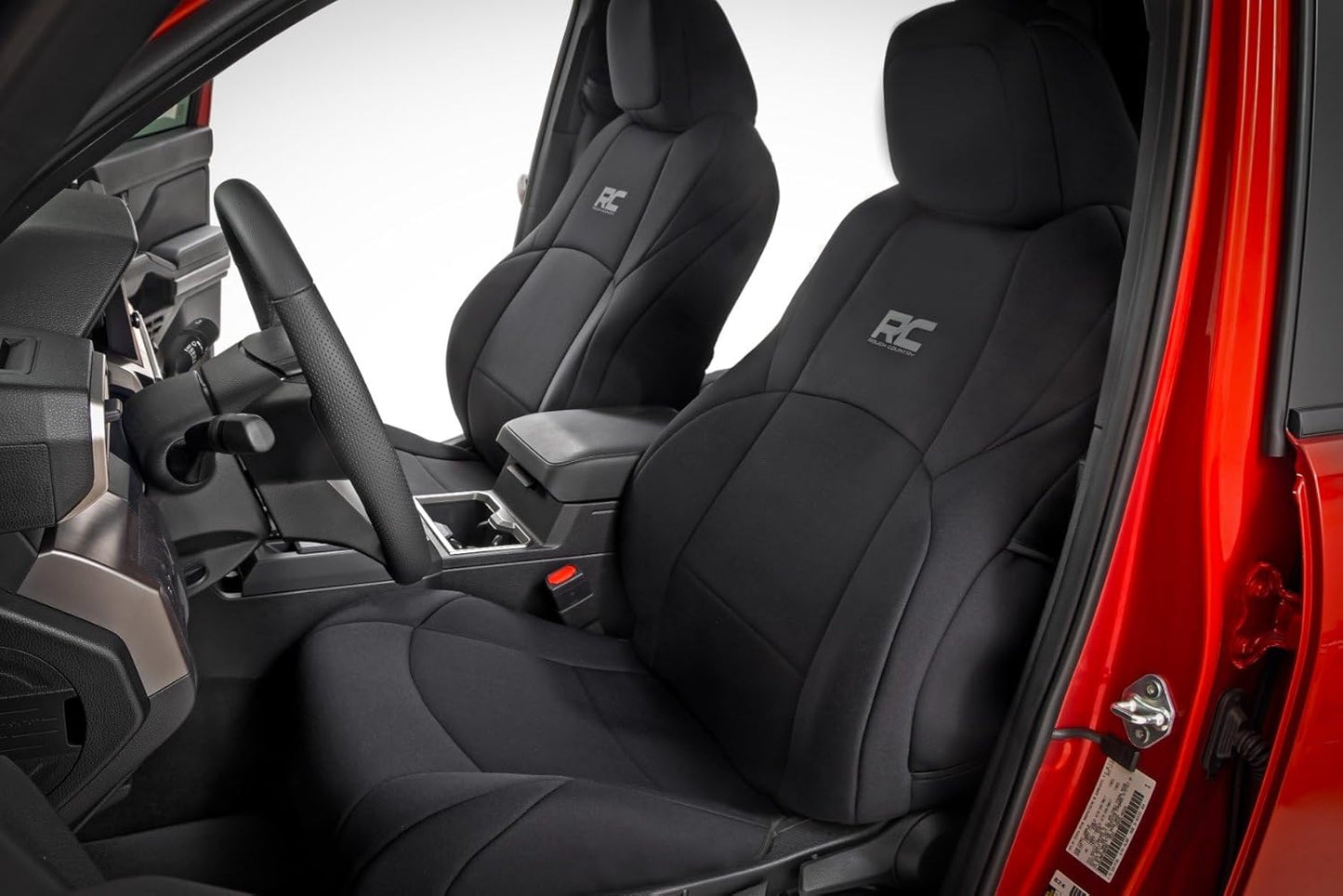 Rough Country Neoprene Seat Covers for 2024-2025 Tacoma Double Cab