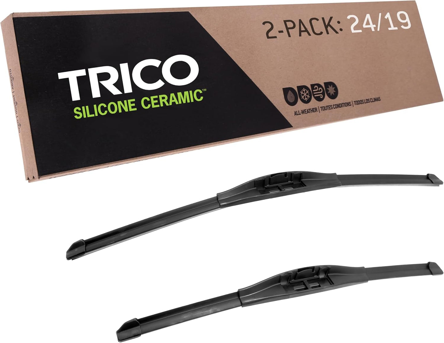 TRICO Silicone Ceramic Wiper Blades for All Weather Conditions