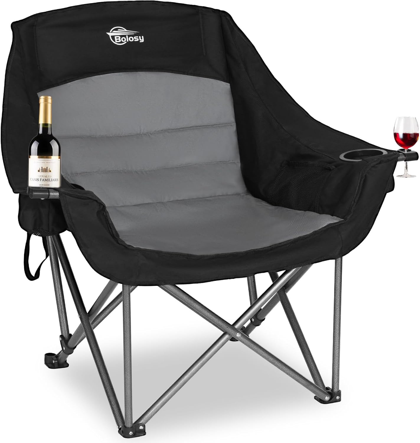 Oversized XL Camping Chairs for Adults with Heavy Duty Support
