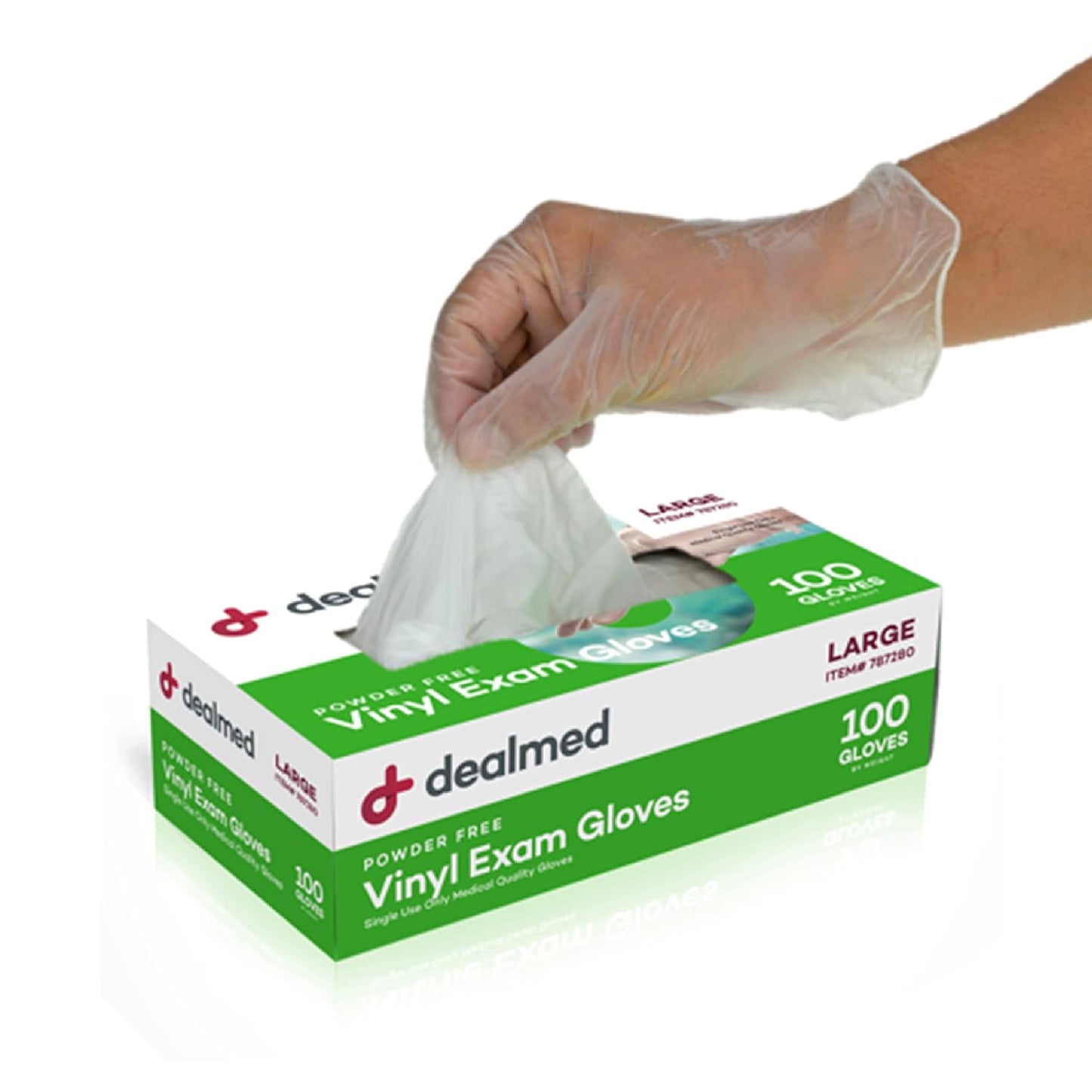 Latex-Free Vinyl Exam Gloves for Medical Use
