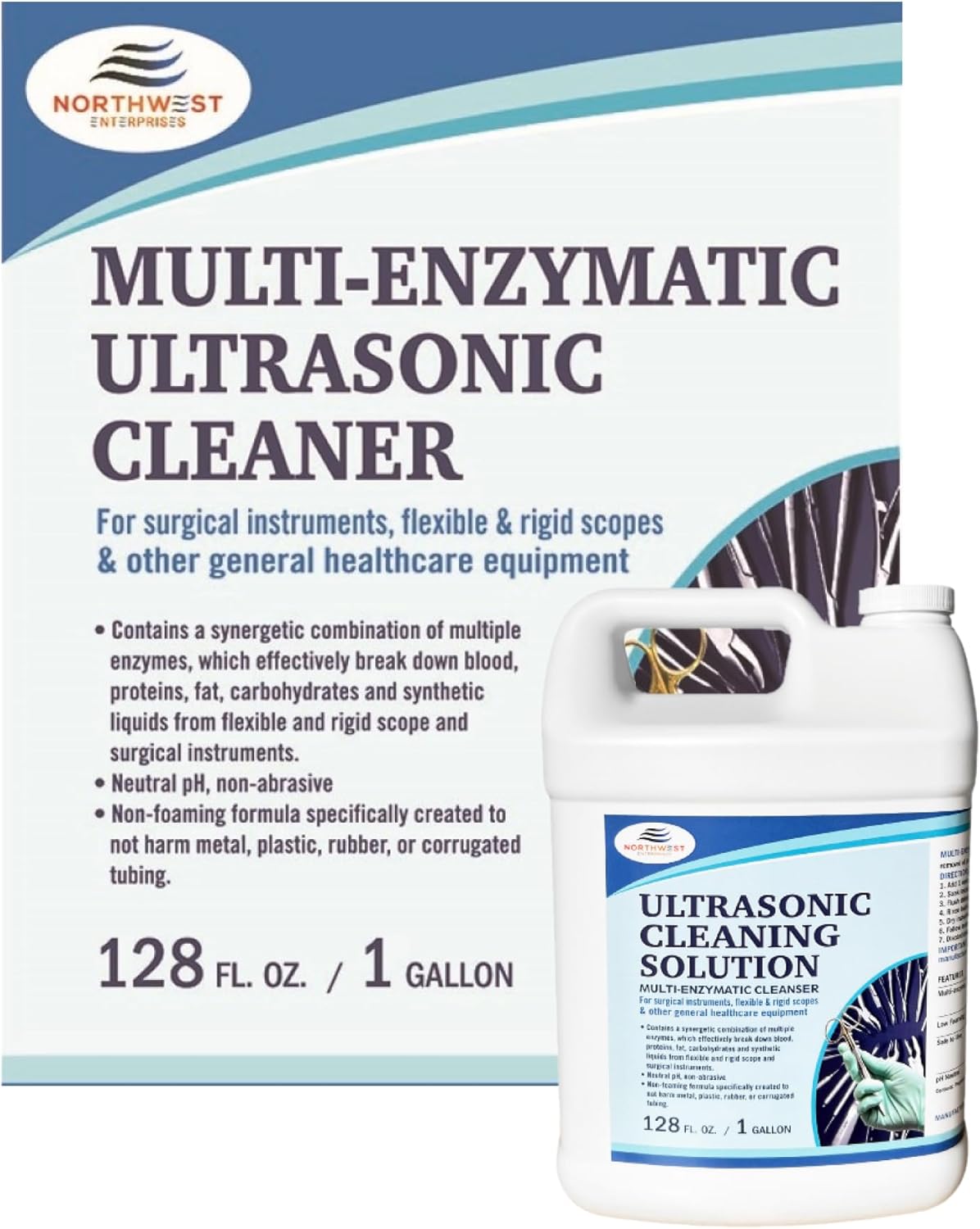 Multi-Enzymatic Ultrasonic Cleaner Solution for Surgical Instruments