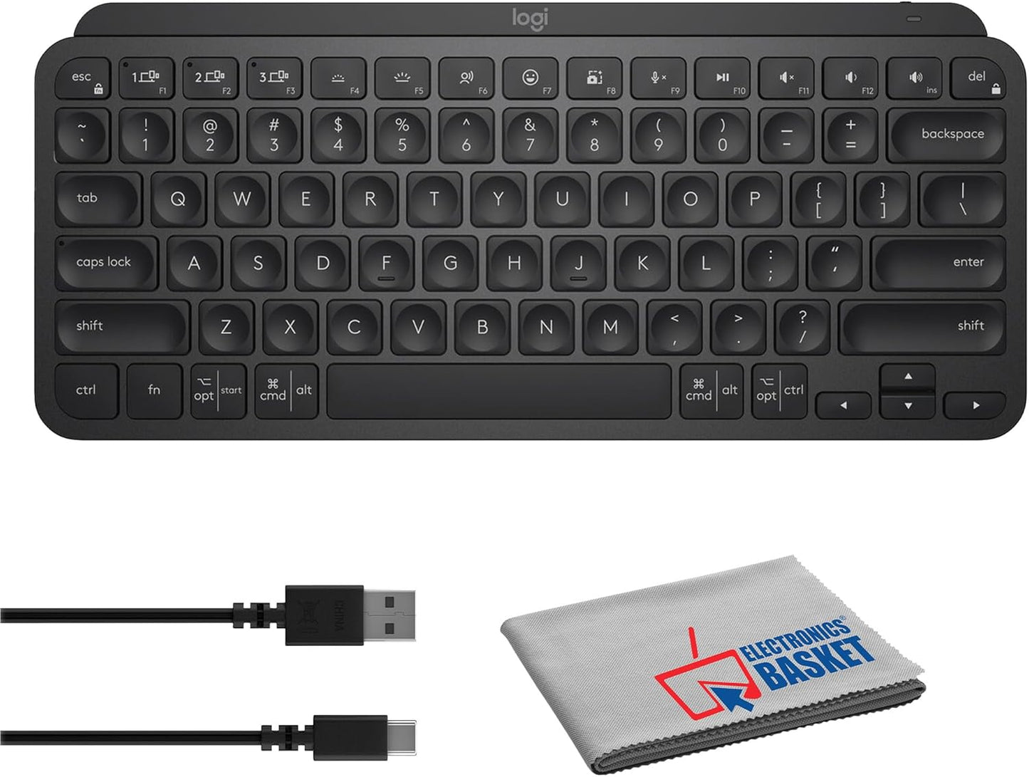 Logitech MX Keys Mini Wireless Keyboard Bundle for Efficiency