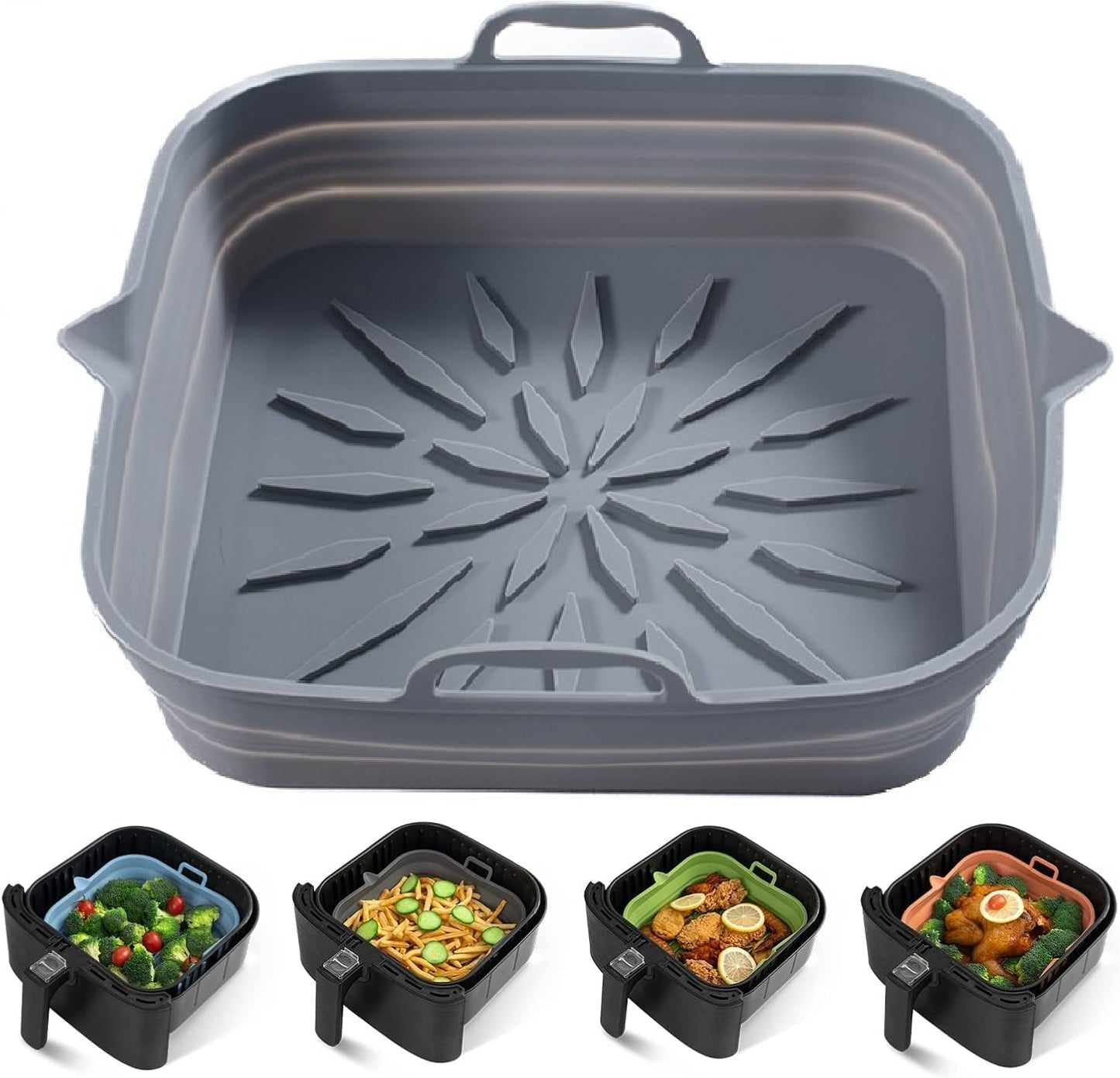 Non-Stick Silicone Air Fryer Liners: Easy Clean!