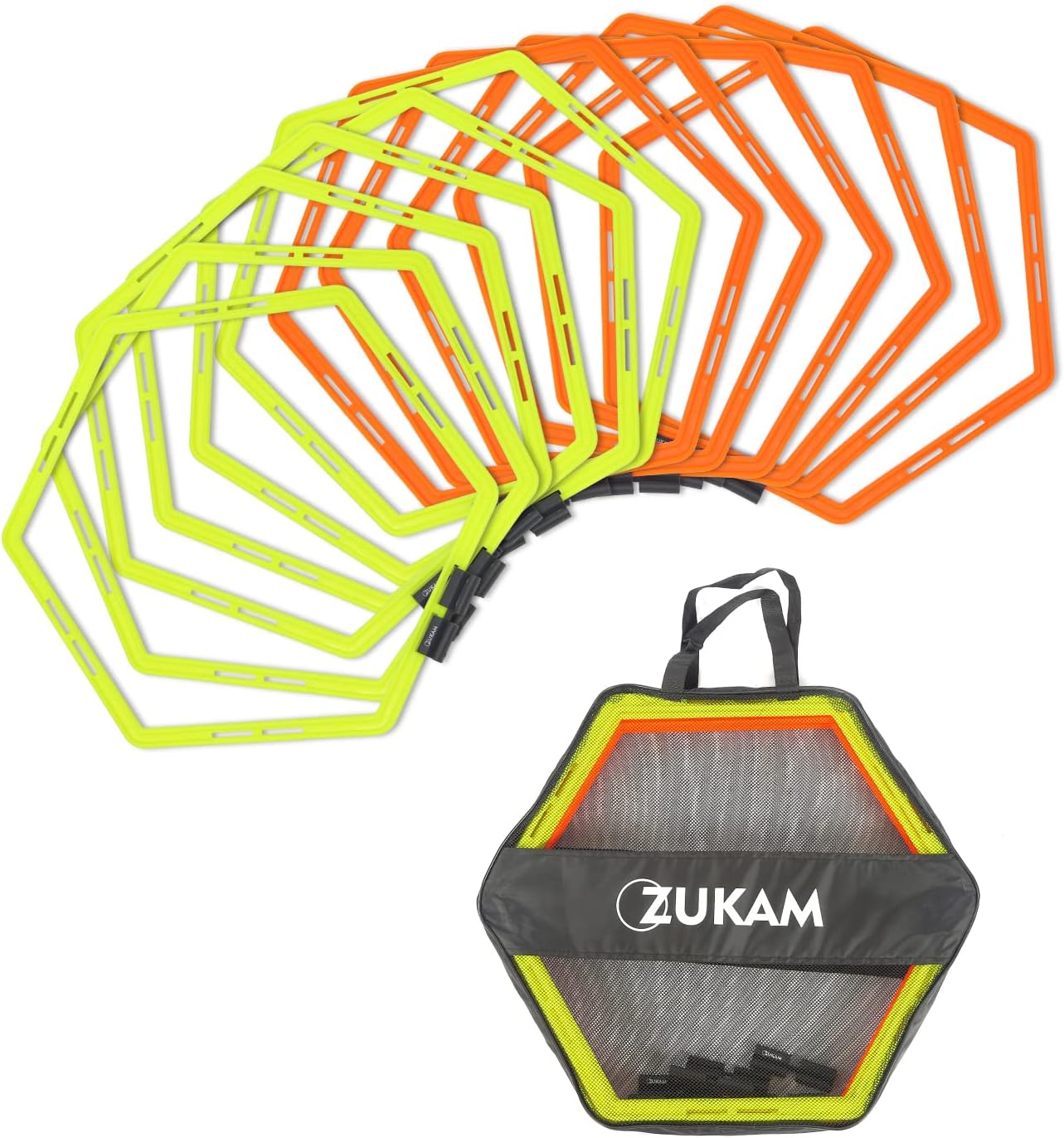 Hex Agility Rings for Speed Training and Footwork Enhancement