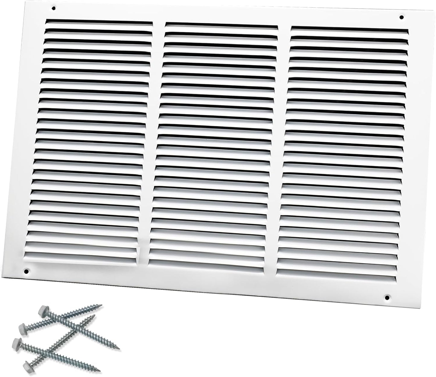 18W x 12H Steel Return Air Grille for Efficient Ventilation
