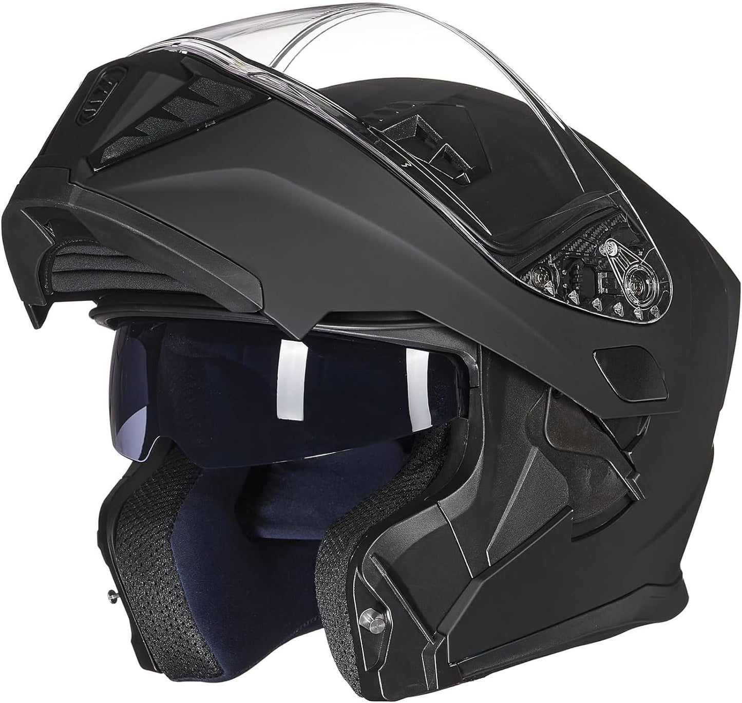 ILM Motorcycle Modular Full Face Helmet with Dual Visor Safety