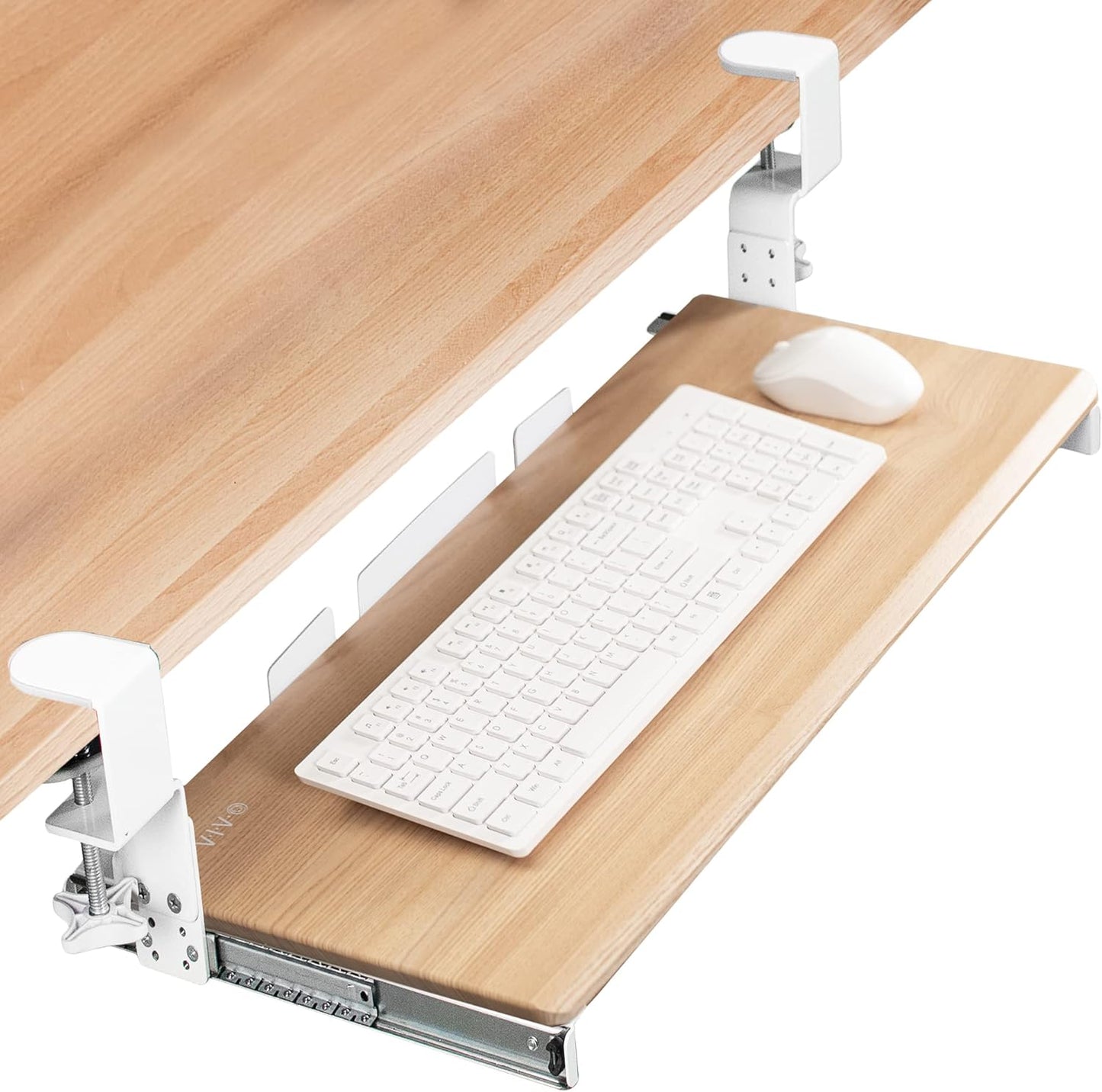 VIVO Large Height Adjustable Keyboard Tray for Comfortable Typing