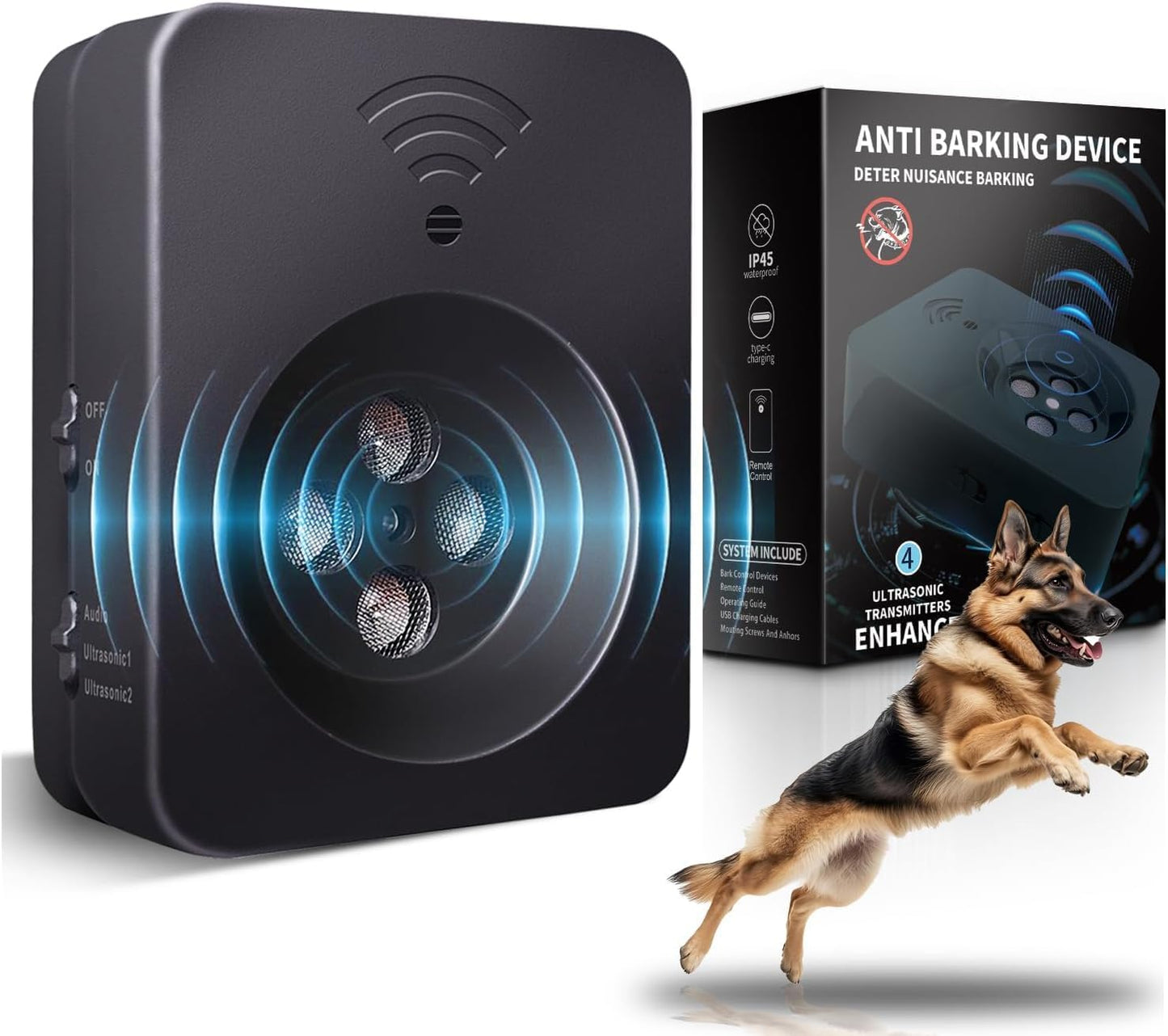 Ultrasonic Dog Bark Deterrent Device for Effective Training