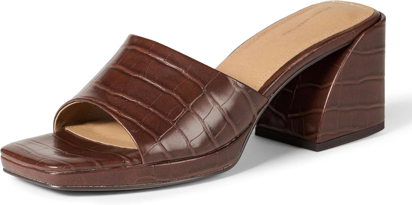 Comfortable Women's Platform Mule Sandals for All-Day Wear