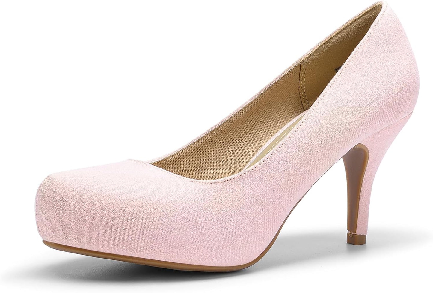 DREAM PAIRS Tiffany Women's Elegant Low Stiletto Heel Pumps