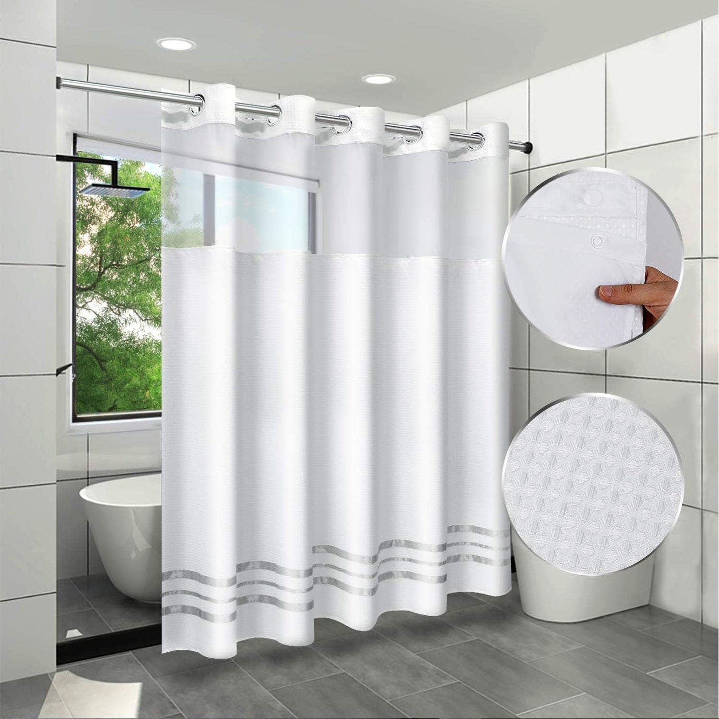 Upgrade Your Shower Experience with ARICHOMY Waffle Weave Set