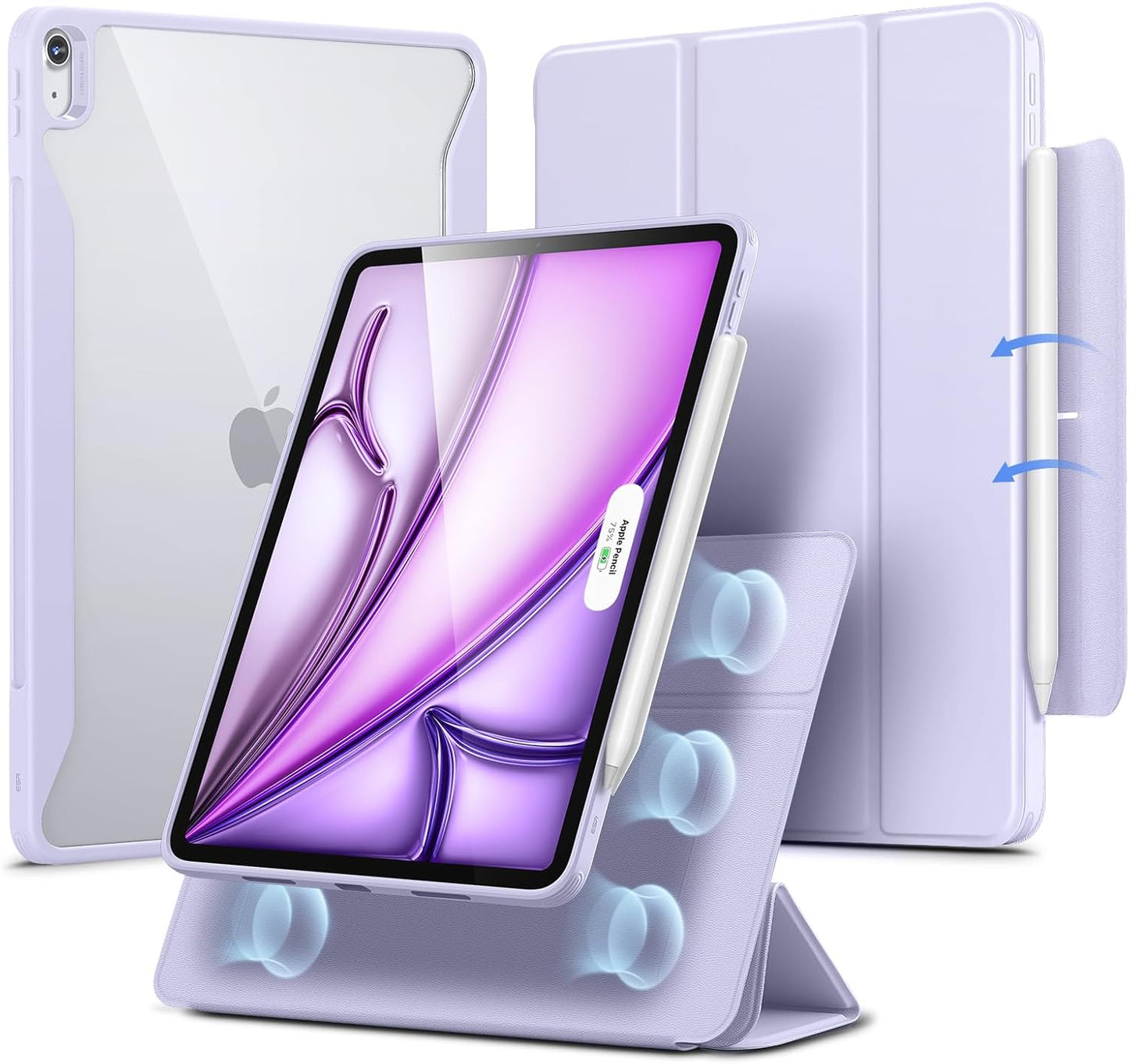 ESR iPad Air 13 Inch Case with Pencil Holder and Magnetic Cover
