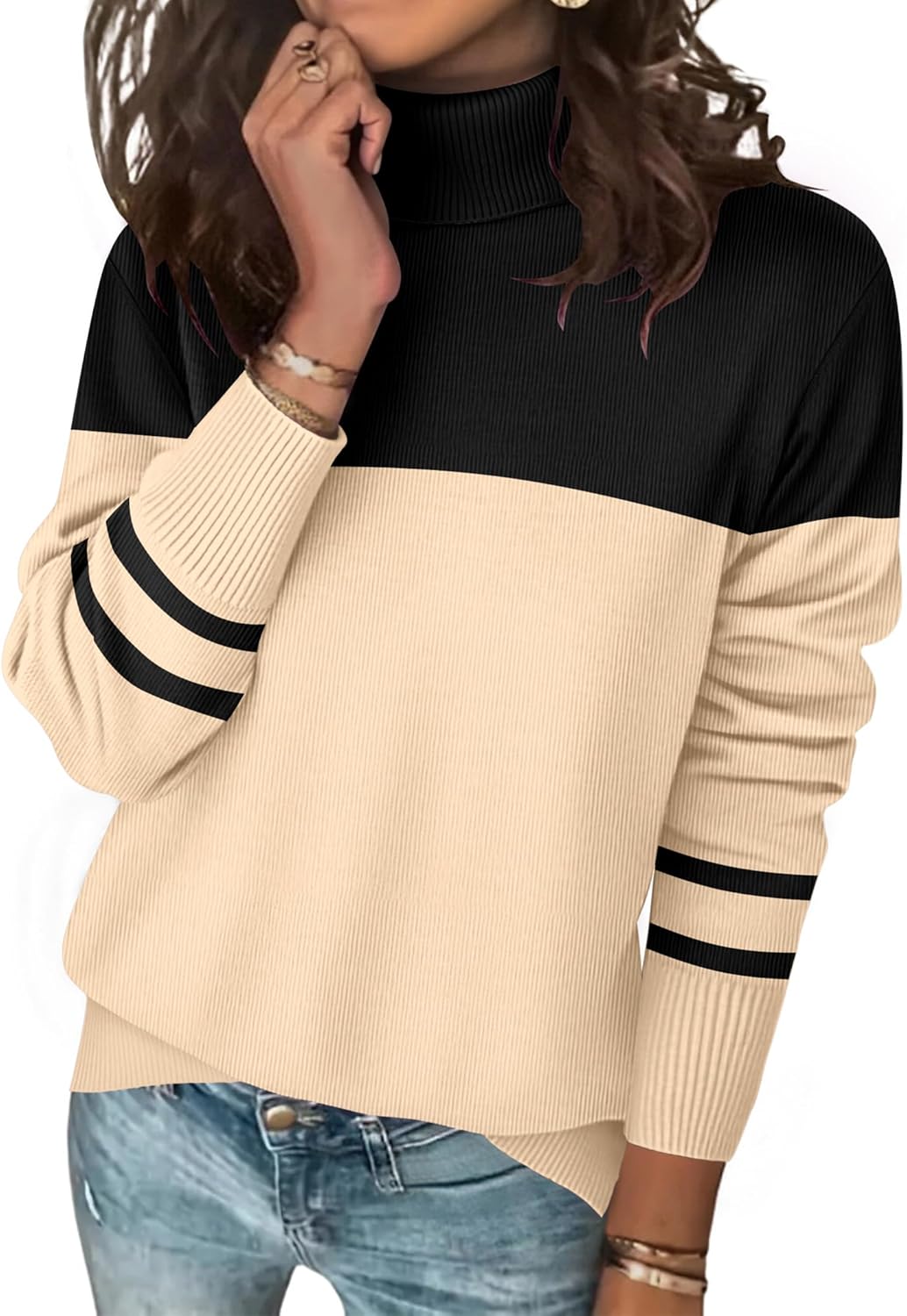 Zeagoo Women's Turtleneck Sweater for Cozy Fall and Winter Wear