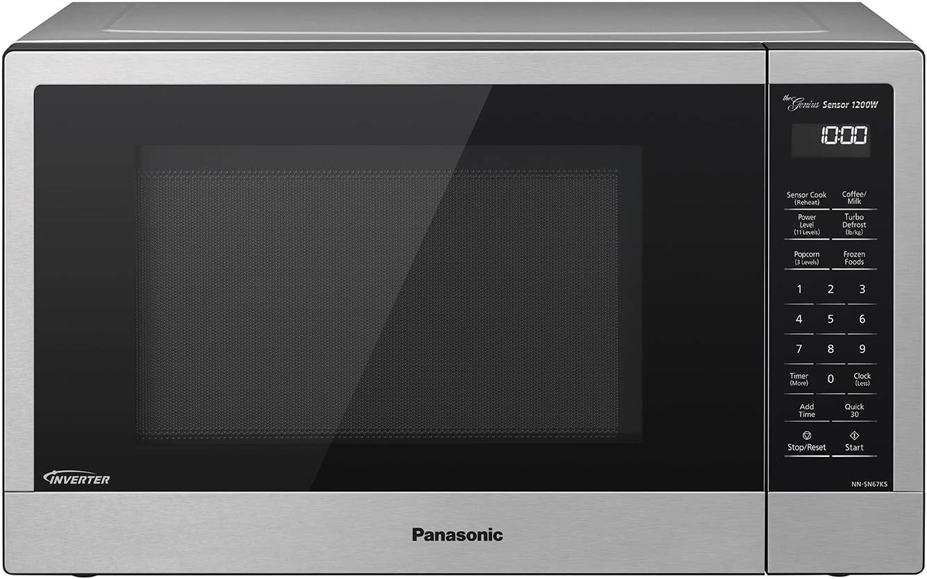 Panasonic 1.2 cu.ft Microwave Oven: Quick & Even Cooking