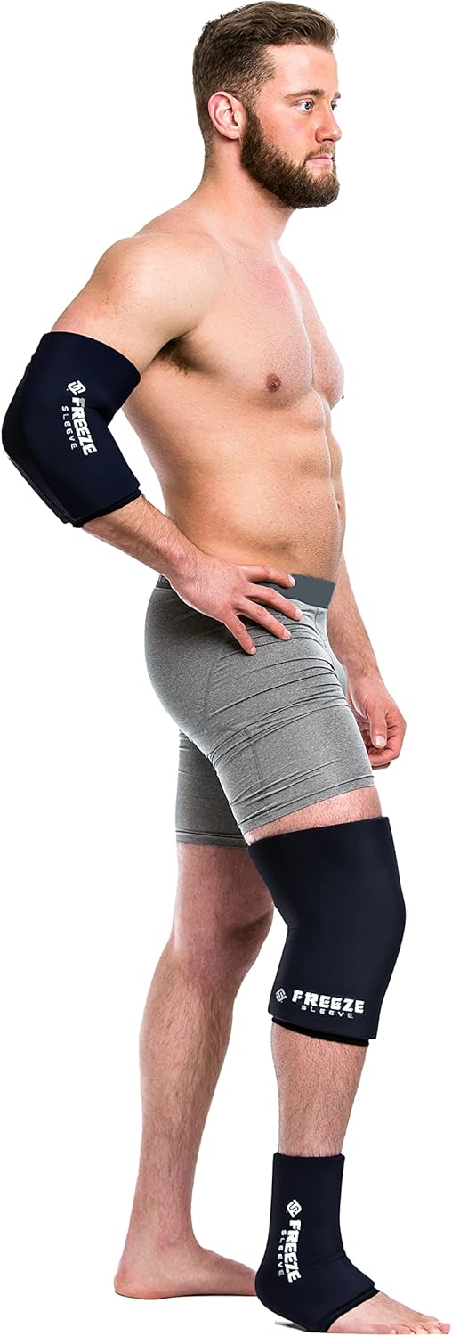 FreezeSleeve Ice and Heat Therapy Sleeve for Pain Relief