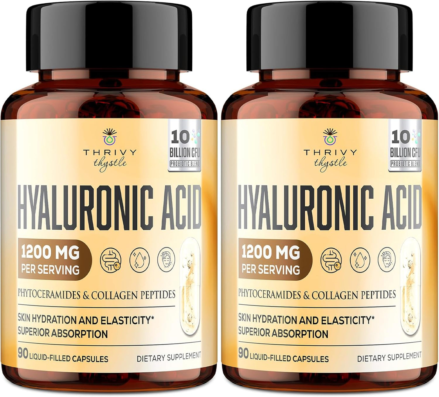 19-in-1 Hyaluronic Acid Capsules for Skin and Bone Support