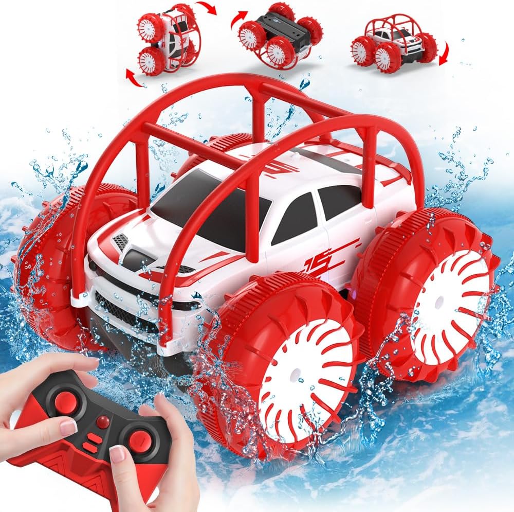 MaxTronic Amphibious Remote Control Car for All Terrain Fun