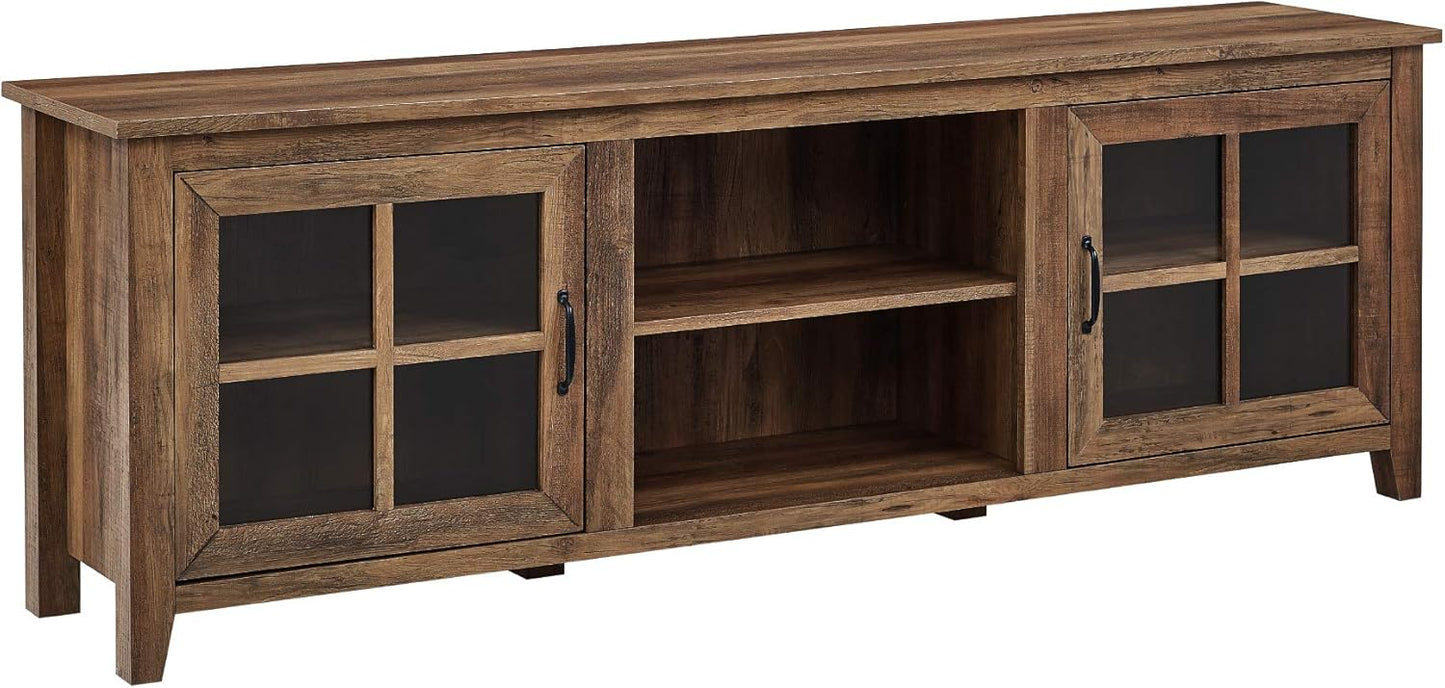 Rustic Oak TV Stand for 80 TVs
