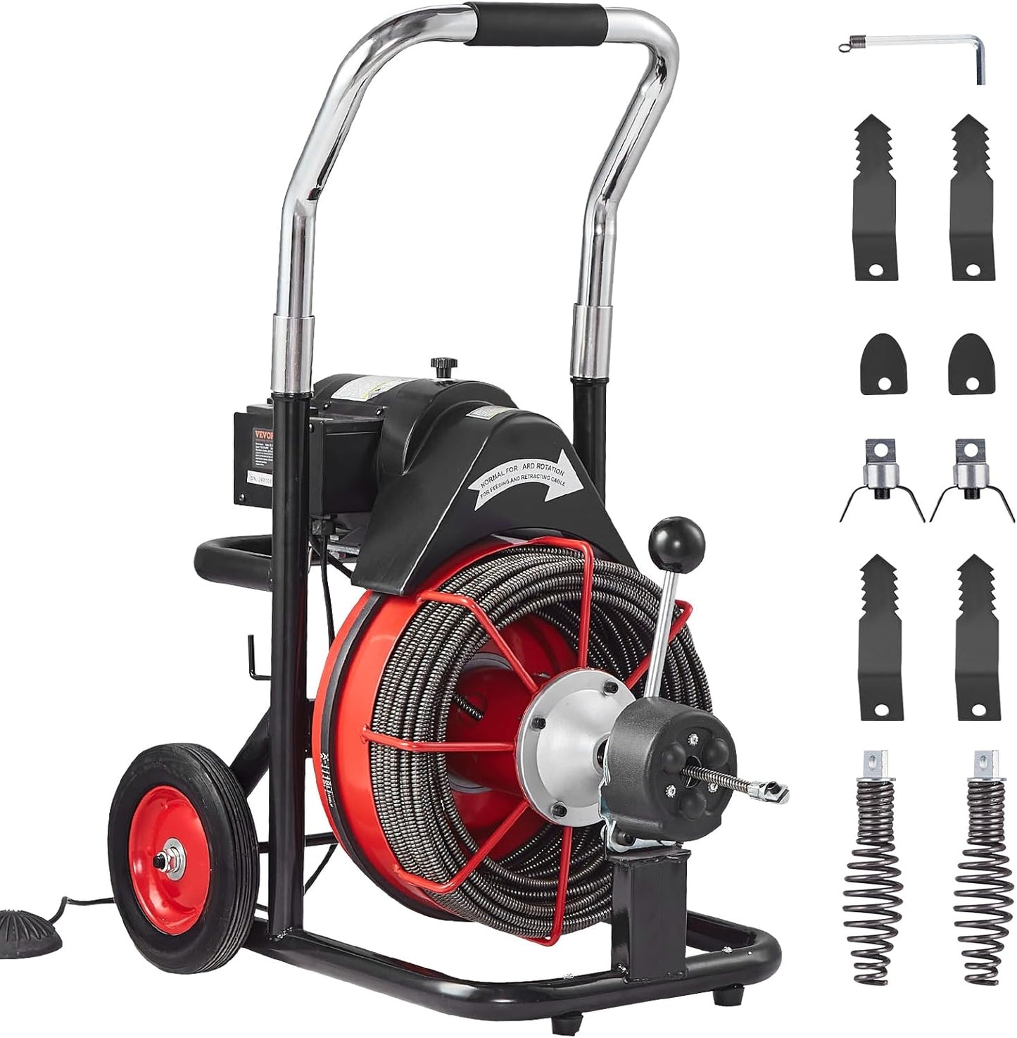 VEVOR Drain Cleaner Machine for Effortless Pipe Maintenance