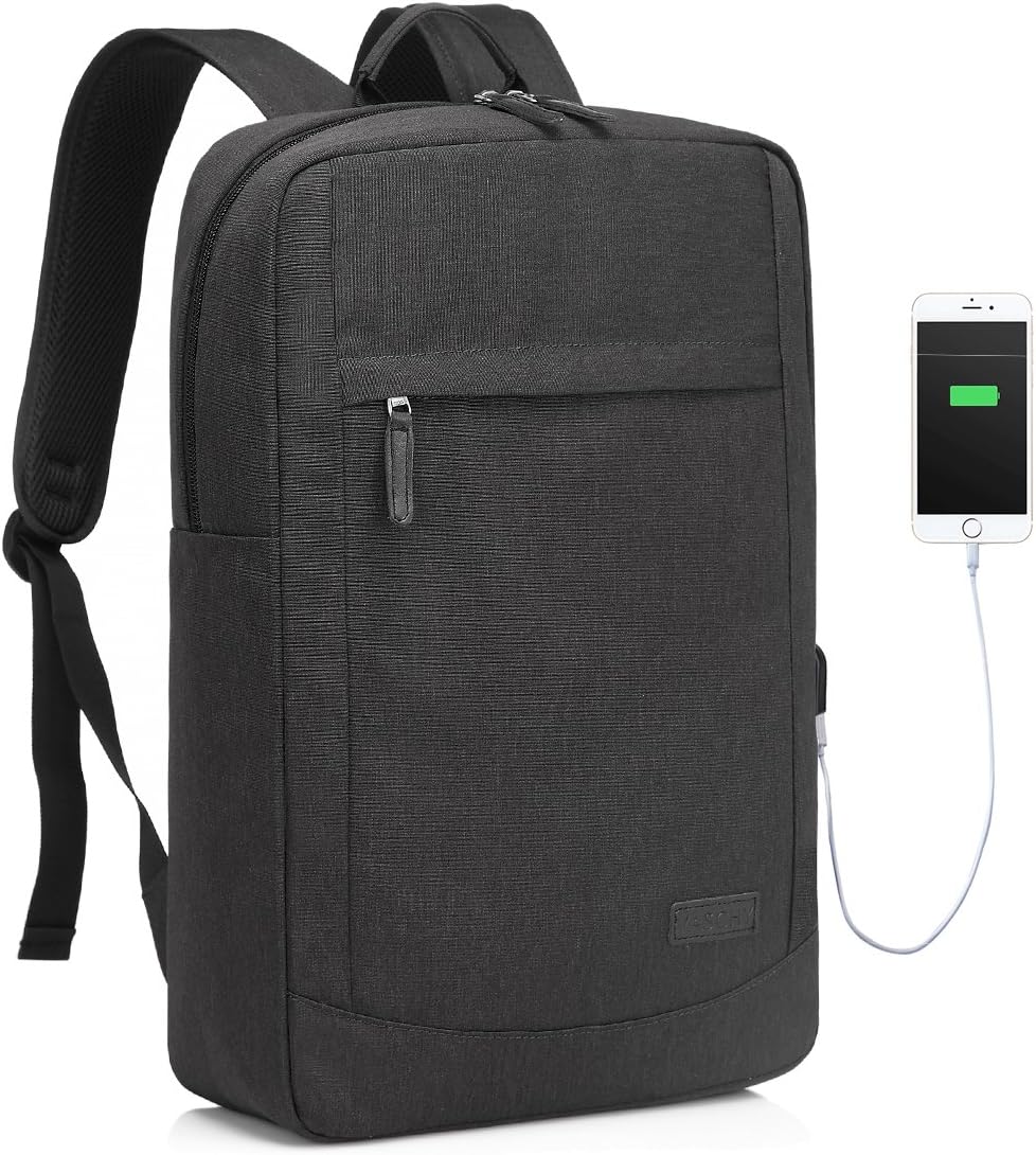 VASCHY 17 inch Laptop Backpack for Men with USB Port