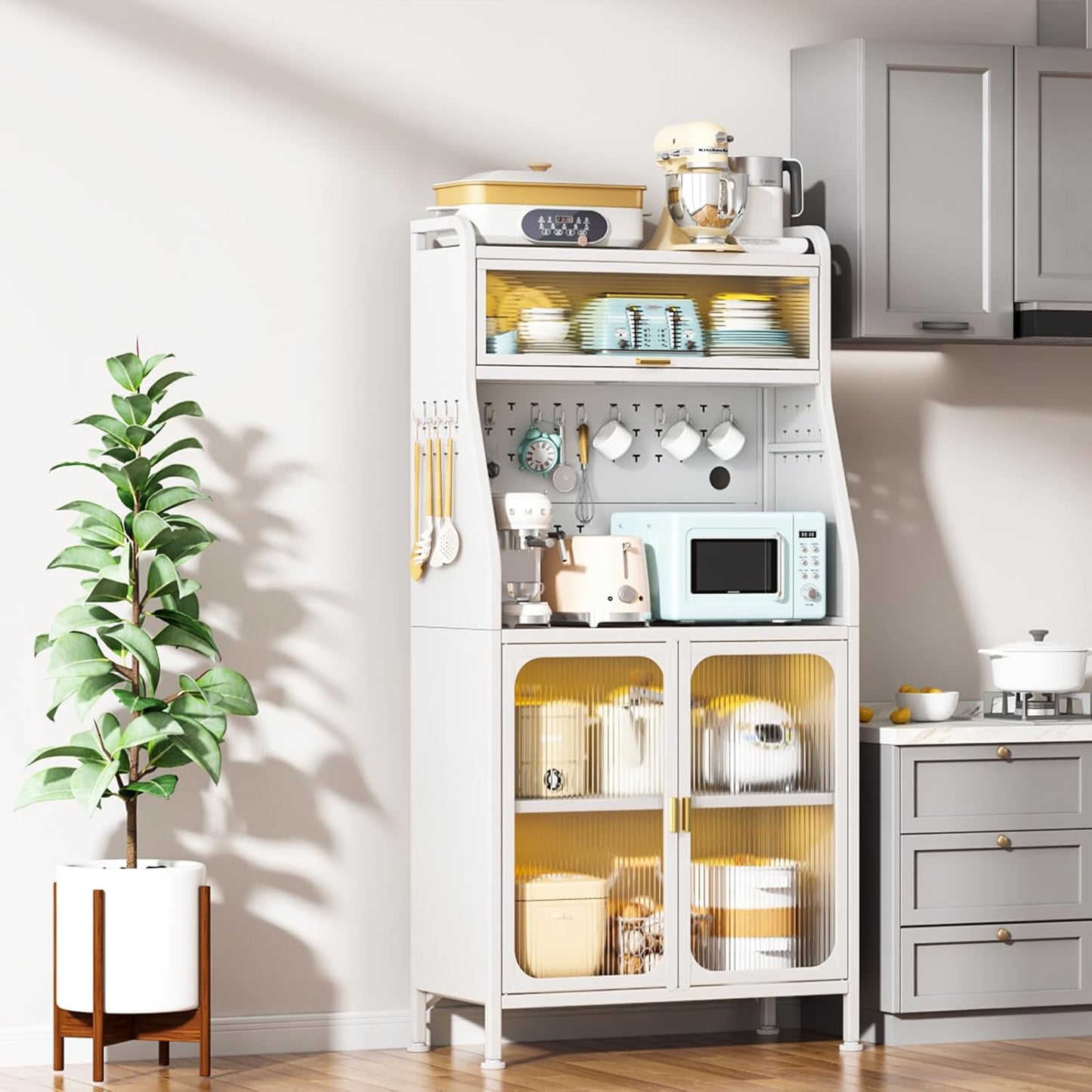 Meimond 5-Tier Kitchen Rack: Organize with Ease!