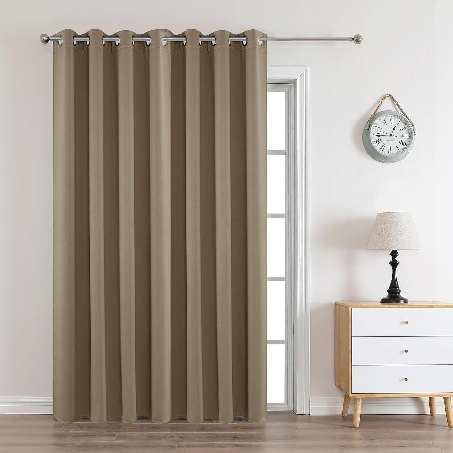 Joydeco Blackout Curtains 108 Inches Long for Living Room