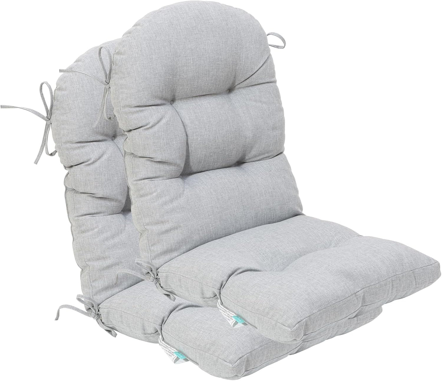 QILLOWAY High Back Chair Cushion Set for Adirondack Comfort