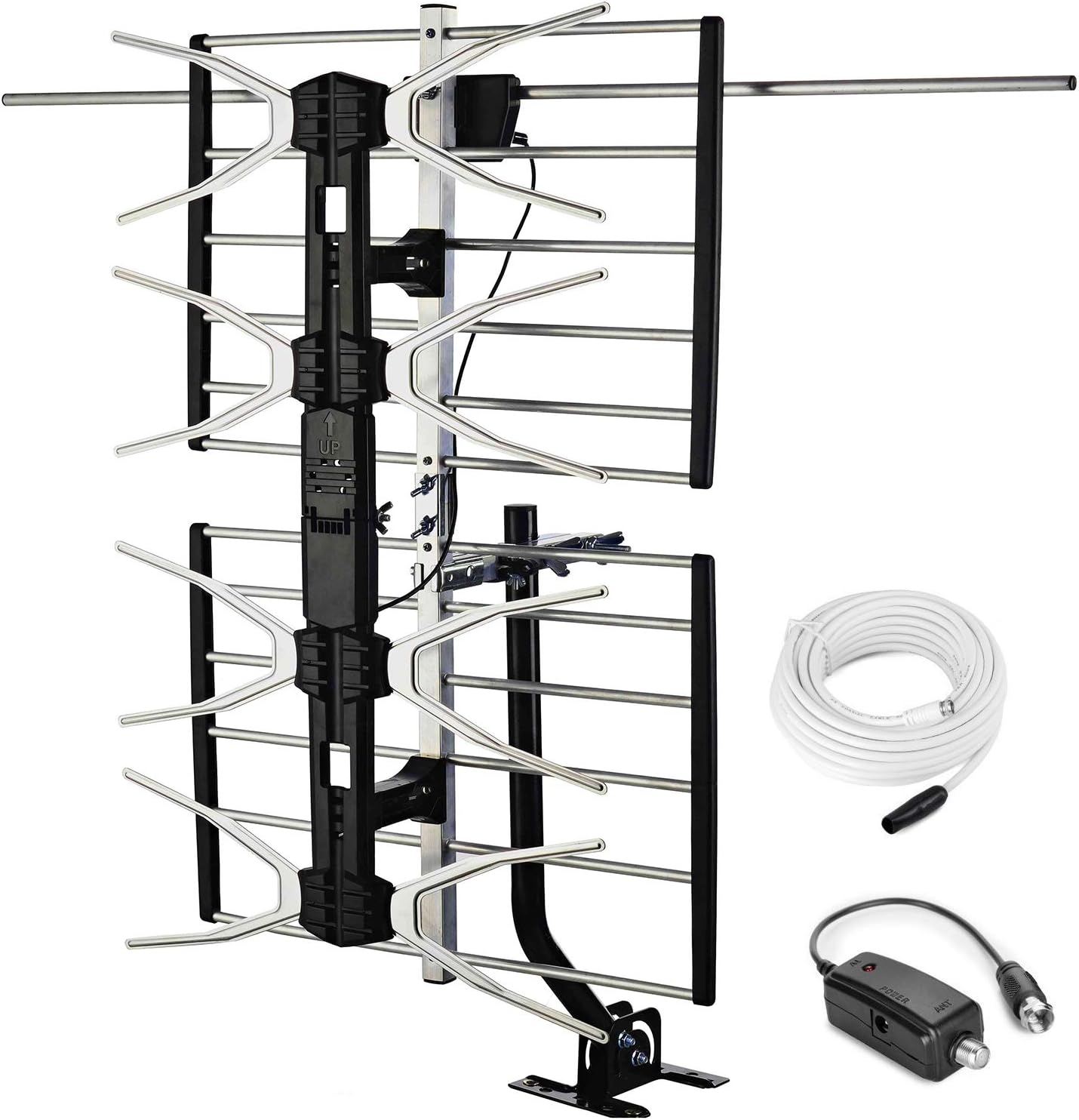 PBD Outdoor Digital HD TV Antenna with High Gain Amplifier