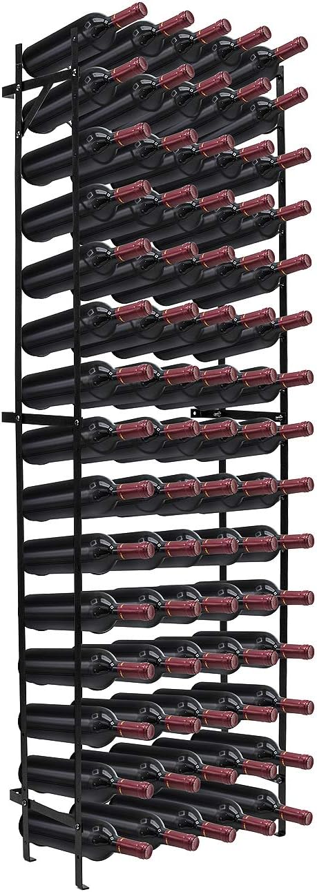 Sorbus Wine Rack Freestanding Floor Holds 75 Bottles of Wine