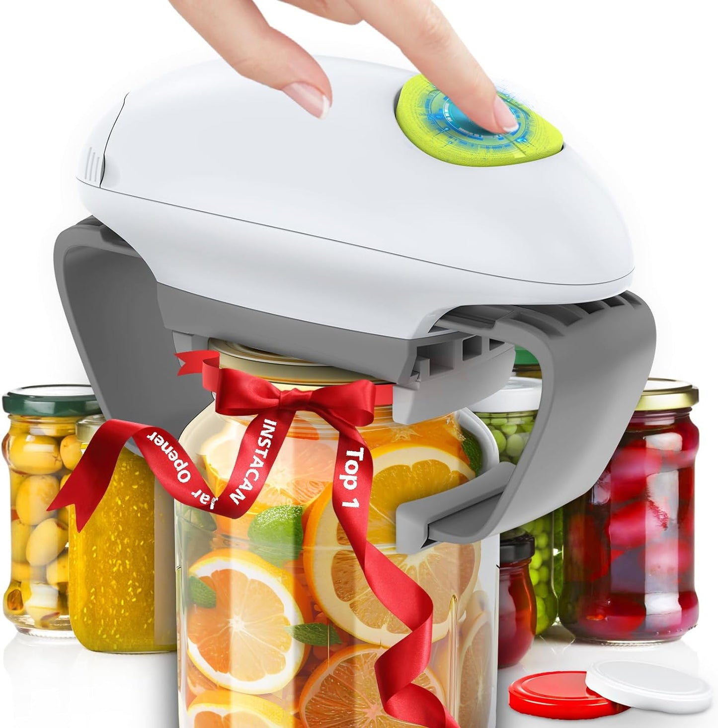 Instacan - Easy One Touch Jar Opener for Weak Hands