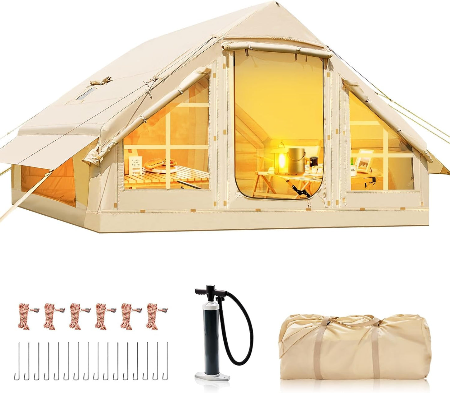 Easy Setup Waterproof Inflatable Camping Tent