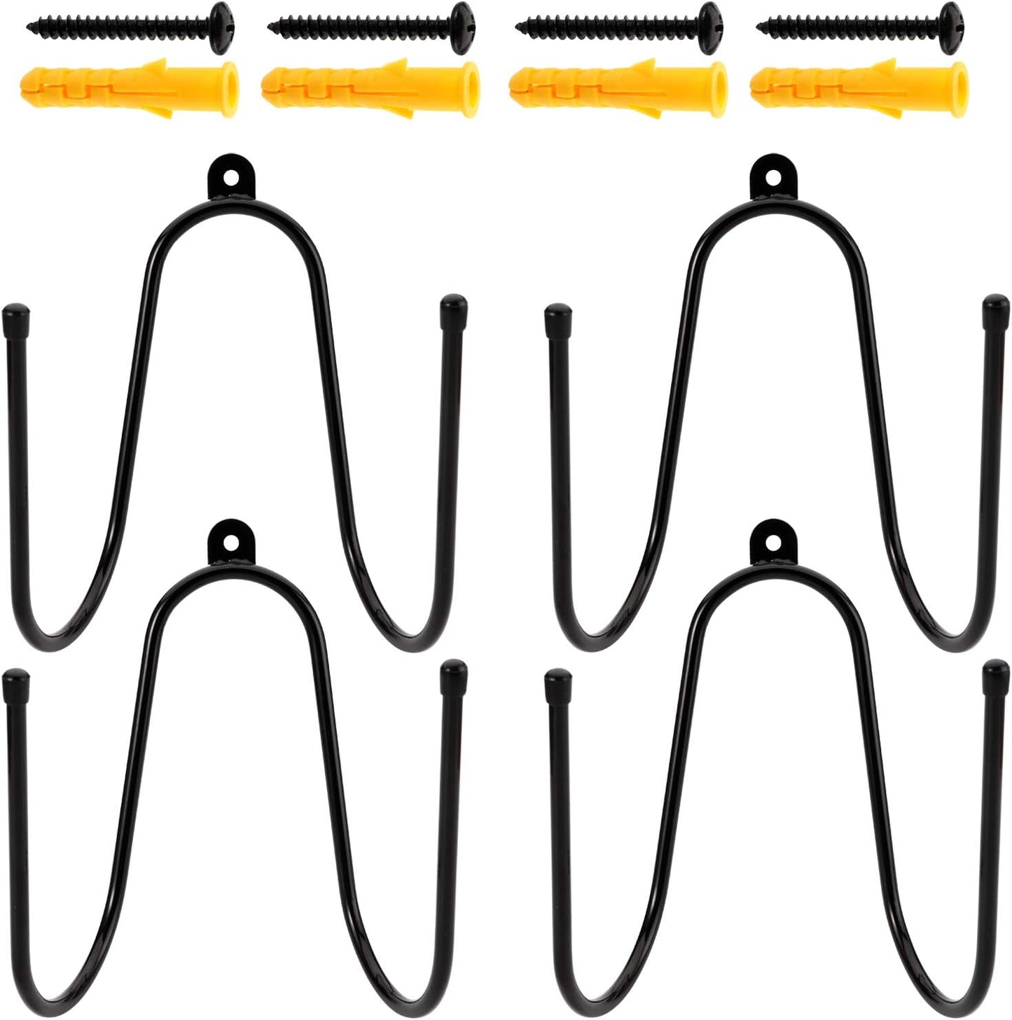 4 Pack Skateboard Wall Mount: Vertical & Horizontal Storage