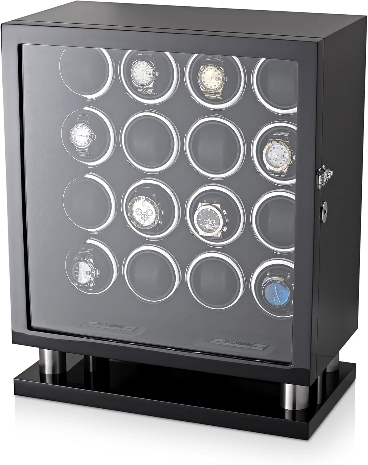 Leader Watch Winder: 16 Watches, LCD Touch Control