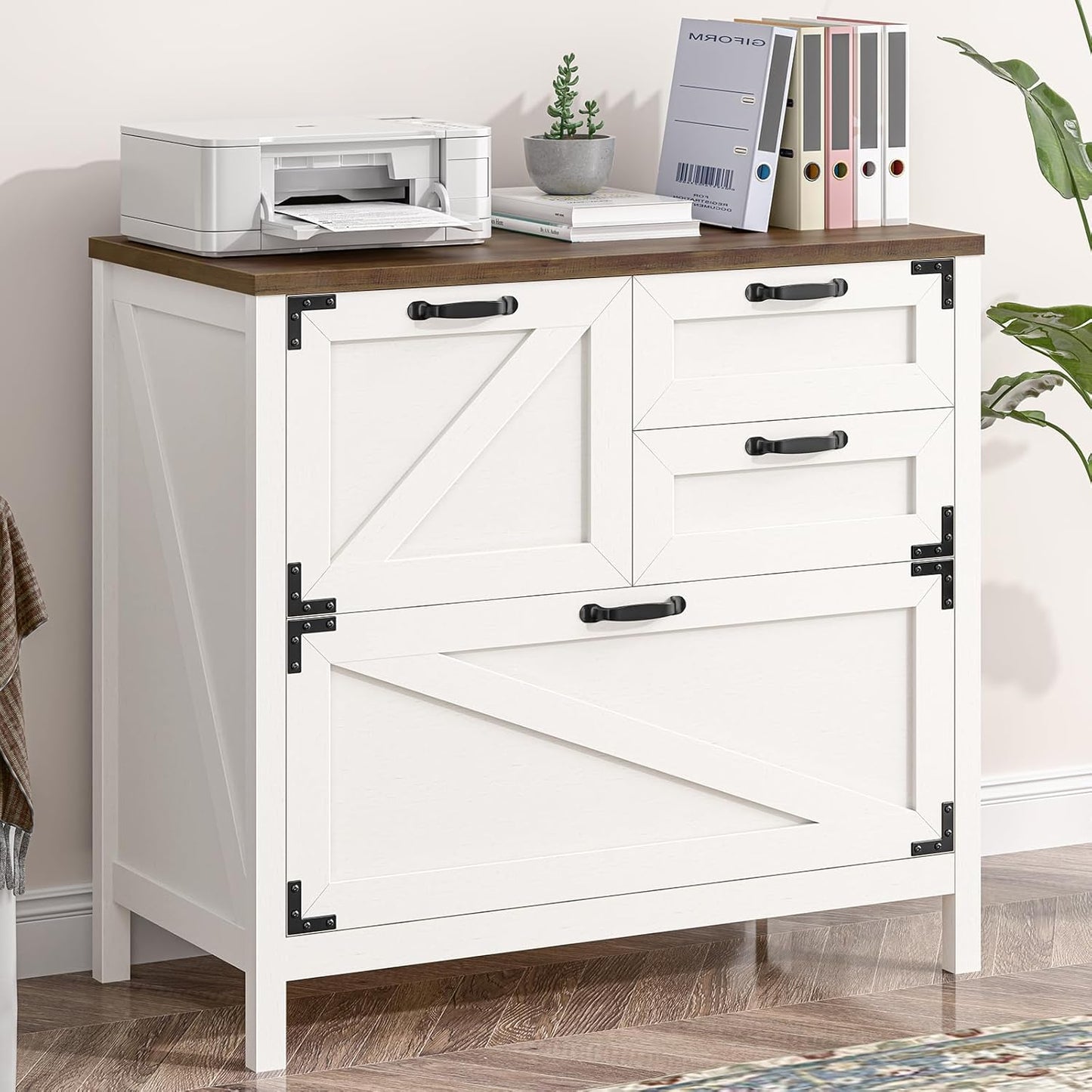 Farmhouse File Cabinet: Organize Stylishly