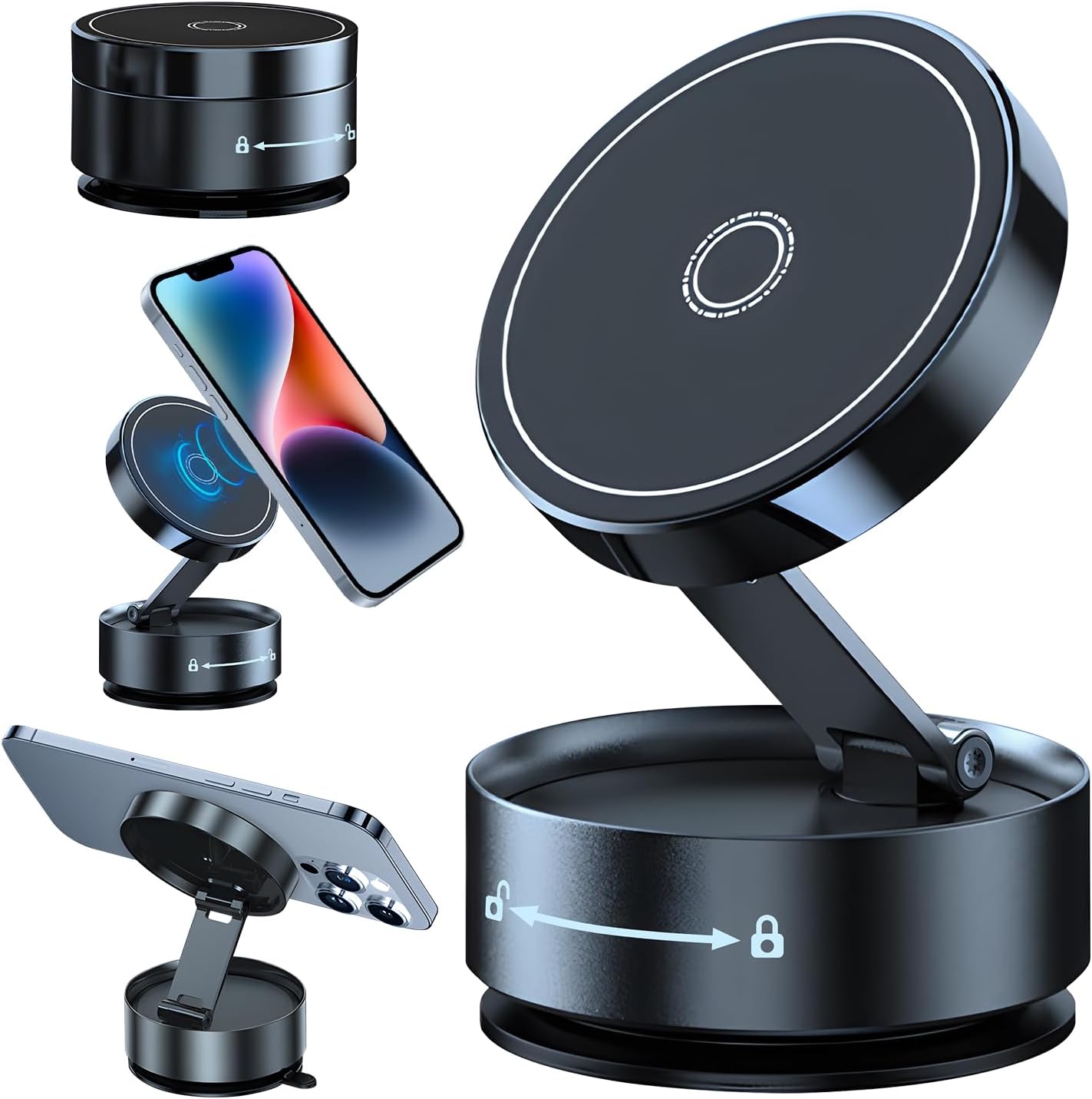 Hands-Free Magnetic Phone Holder for Car