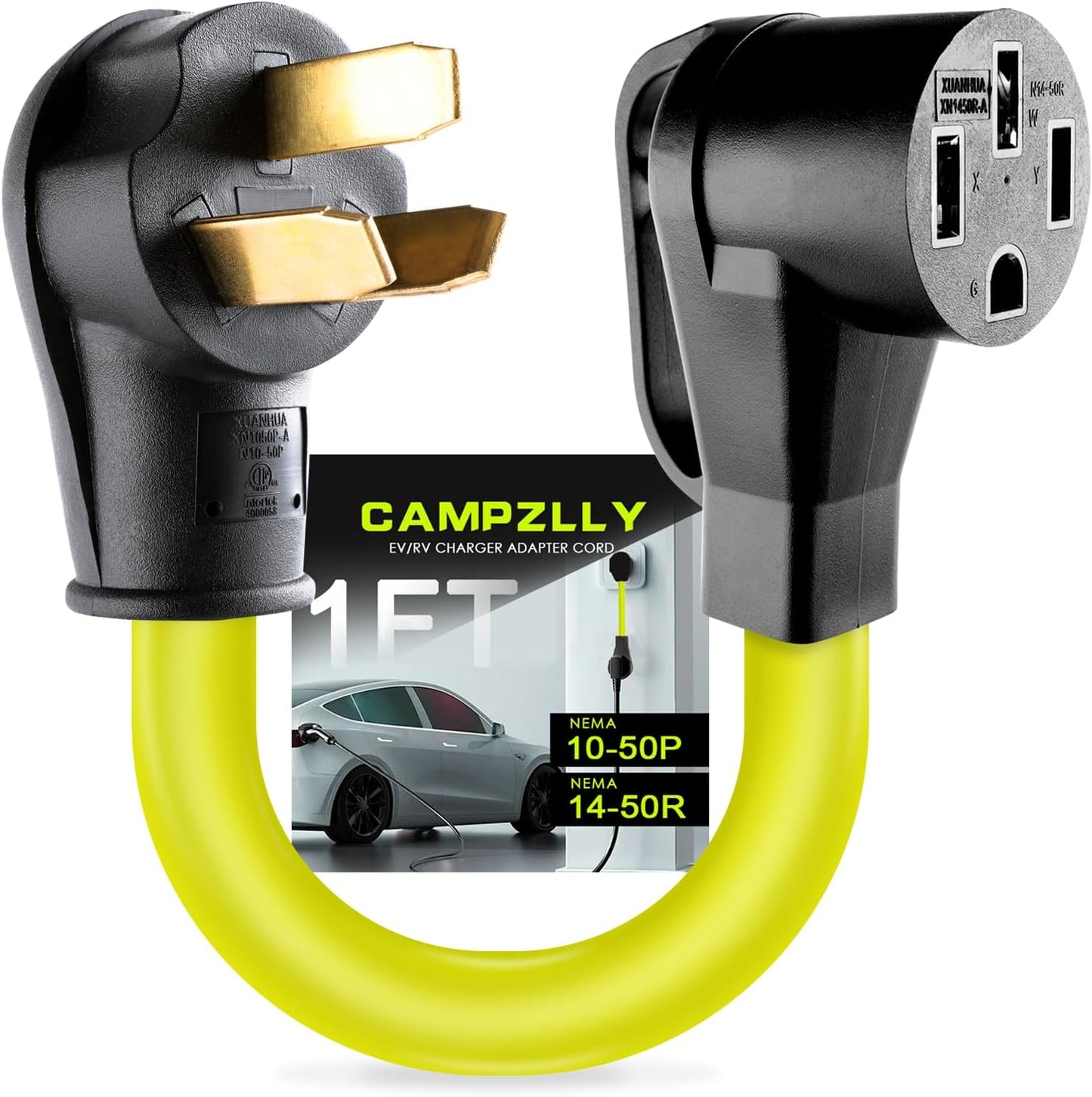 Campzlly Level 2 EV Charger Adapter - Fast Charging