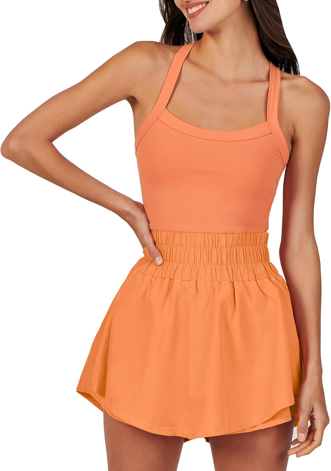 ANRABESS Womens Mini Tennis Dresses for Summer Workout Fun