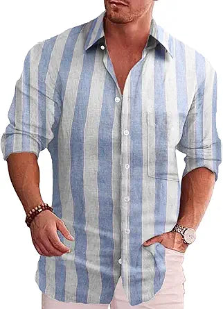 COOFANDY Men's Casual Button Down Shirt for Stylish Comfort