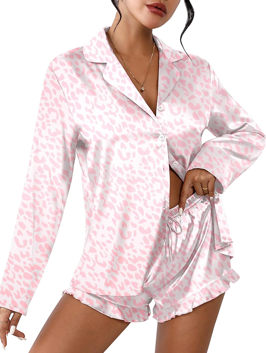 Ekouaer Womens Satin Pajama Sets for Ultimate Comfort and Style