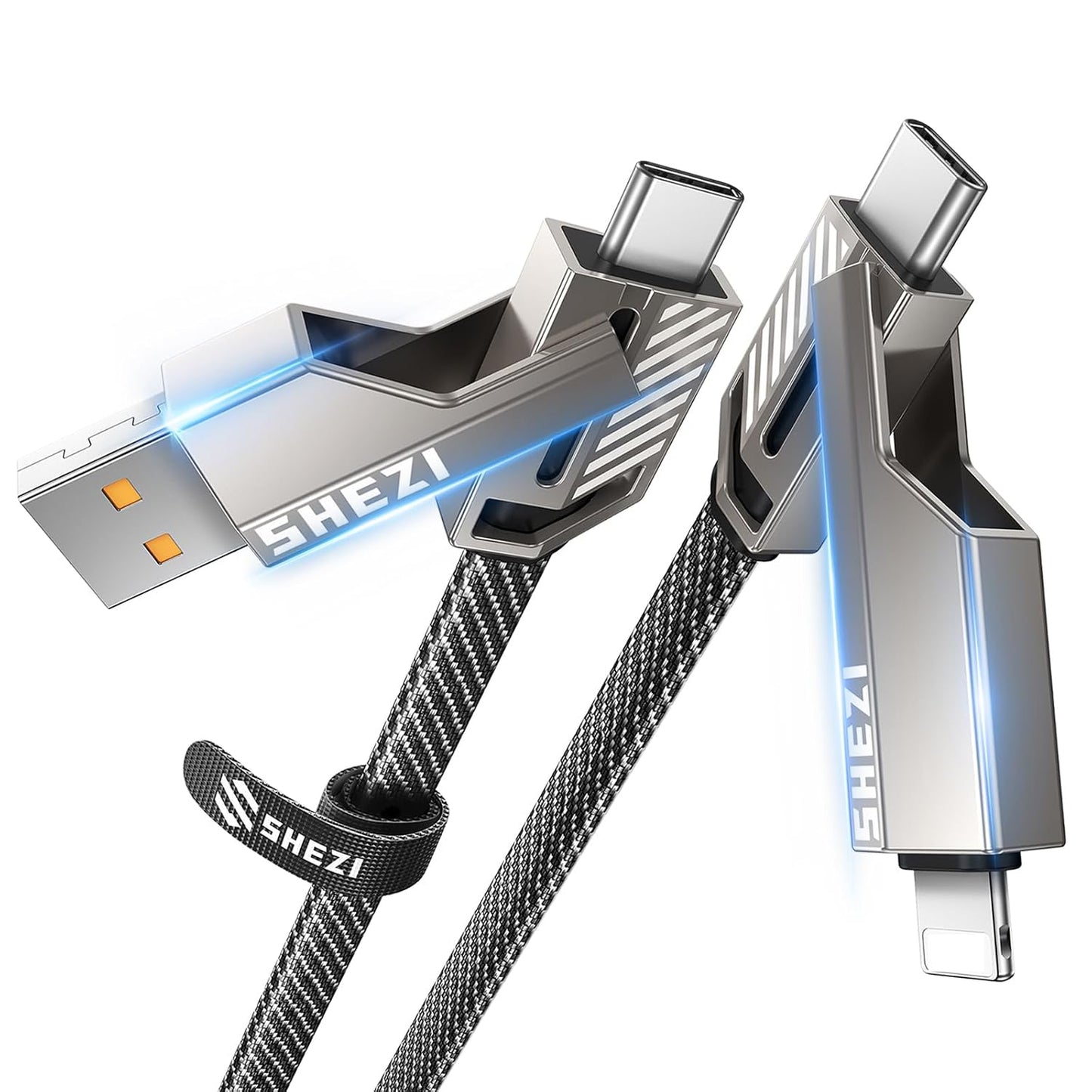 Fast Charging 4-in-1 60W USB C Cable - Vexipia