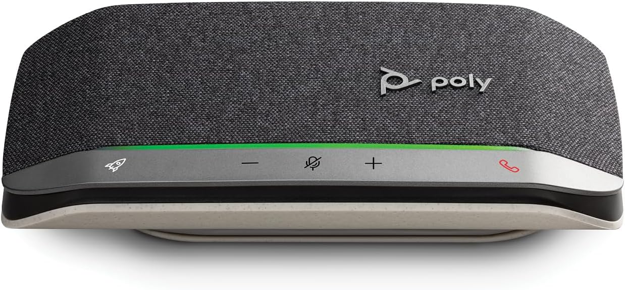 Poly Sync 20 Portable Smart Speakerphone for Clear Calls