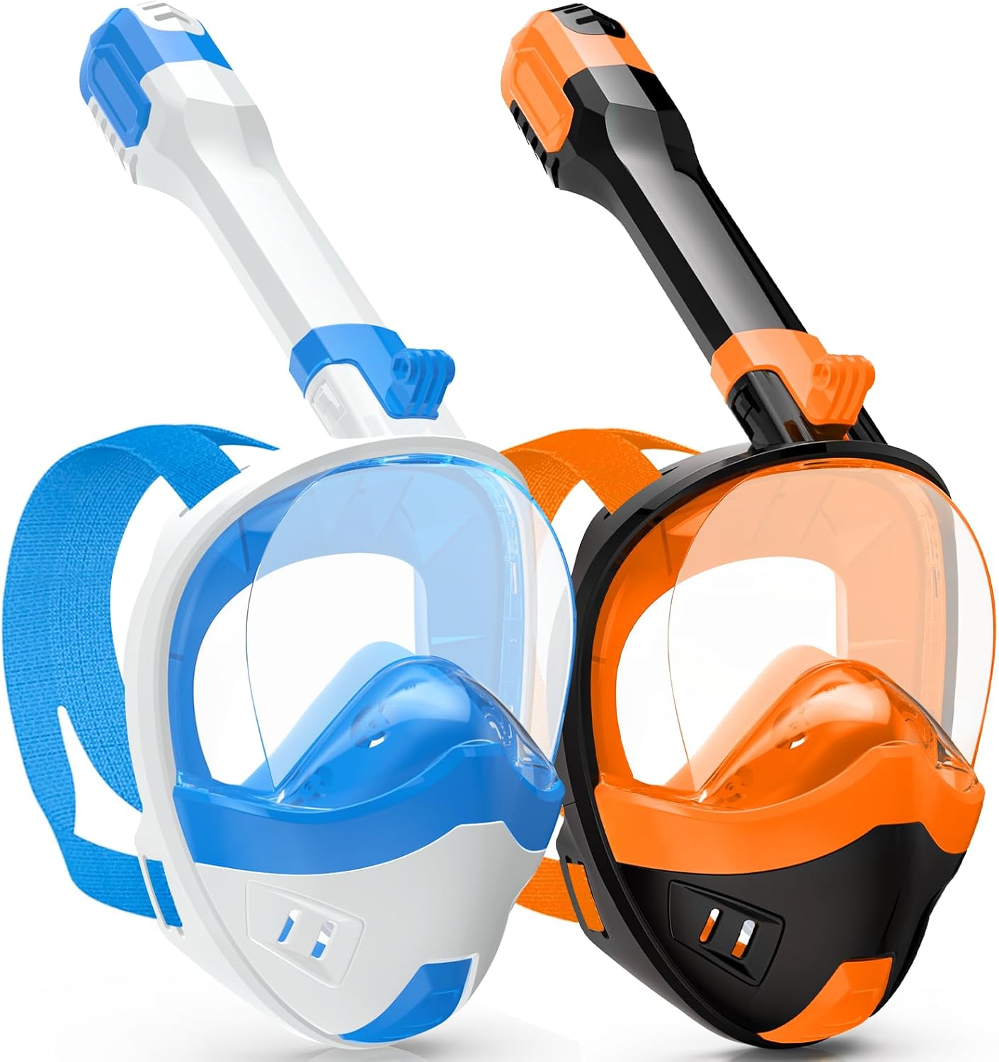 Full Face Snorkel Mask with 180 Degree Panoramic View for All