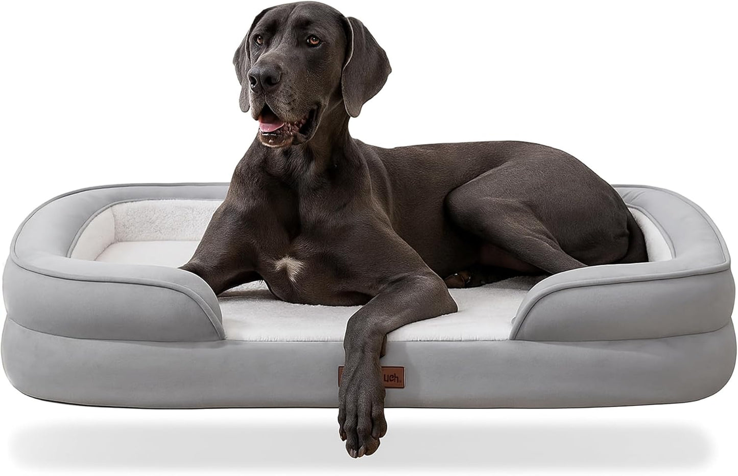 Soft Touch Orthopedic XL Dog Bed for Large Dogs with Faux Fur