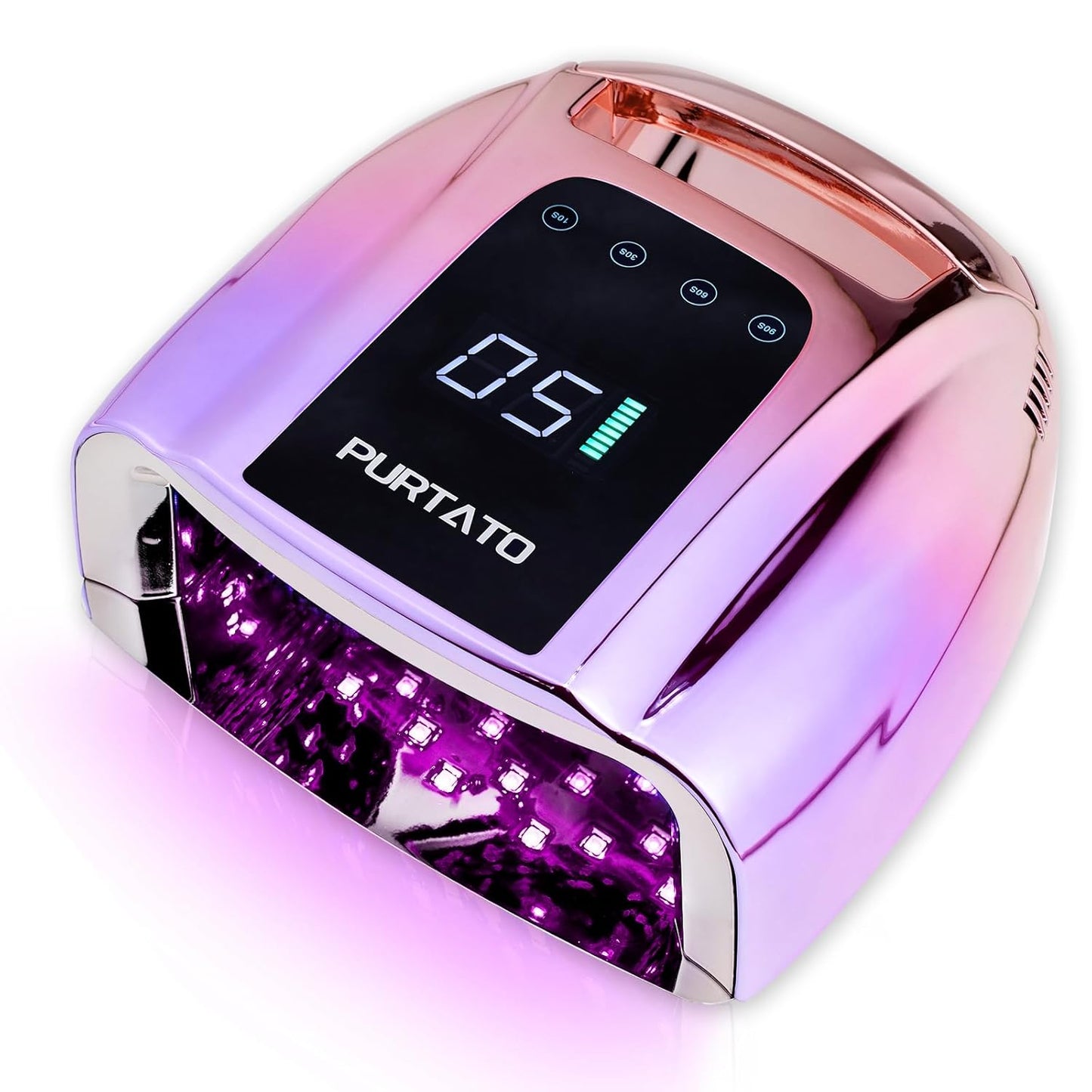 Professional Rechargeable 96W UV LED Nail Lamp for Fast Curing