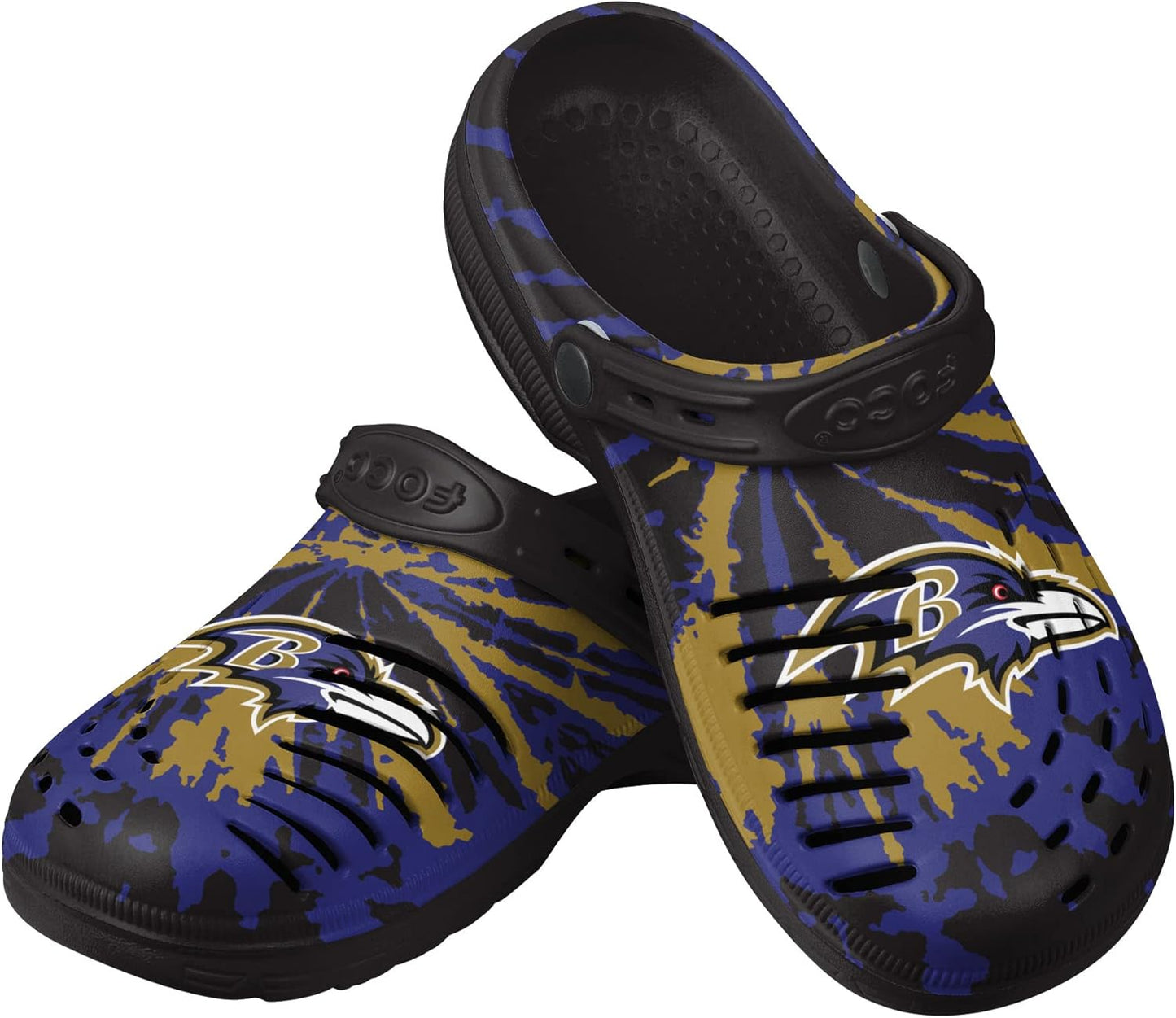 FOCO Men's NFL Team Logo Tie-dye Garden Water Sandals Shoes