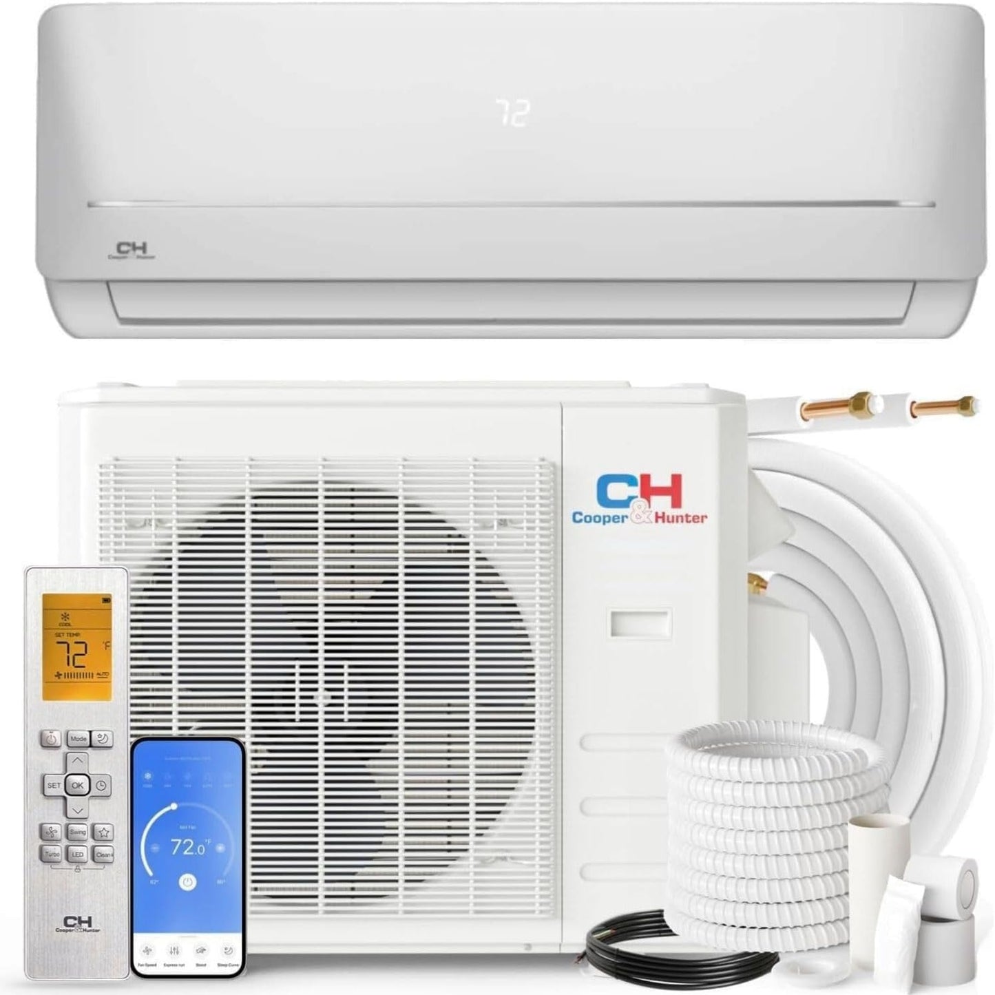 Efficient 9,000 BTU Ductless Mini Split System by Cooper & Hunter