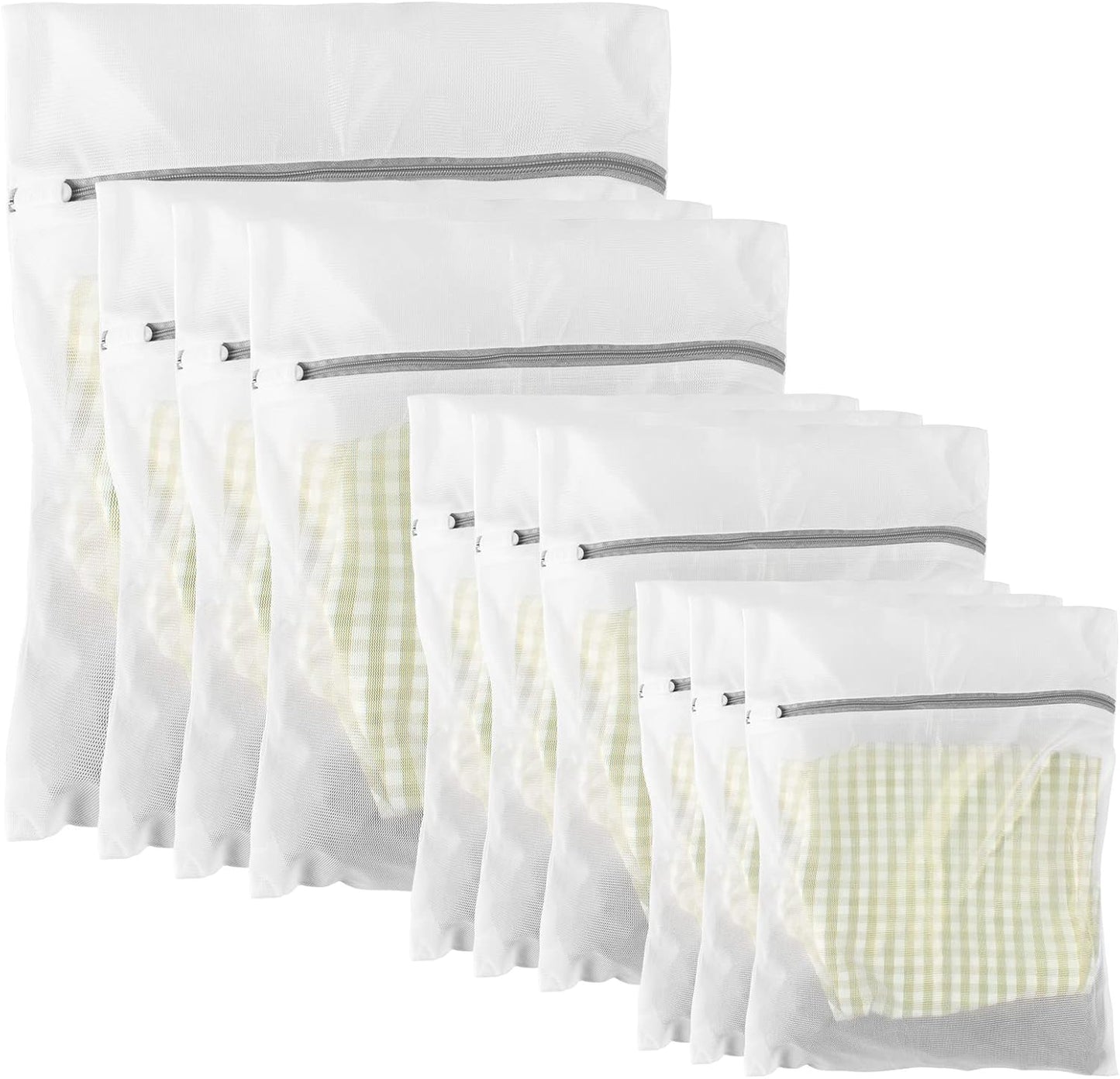 Non Rust Zip Mesh Laundry Bags - Protect Delicates